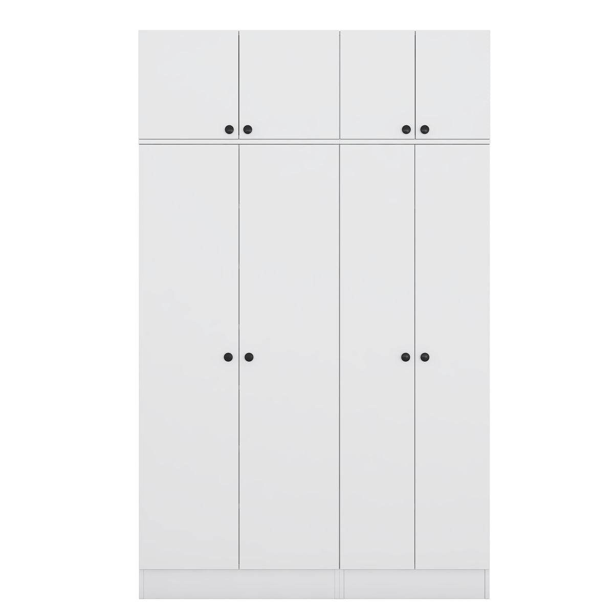 Rani EA168 Modern Portmanto 8 Kapaklı Raflı Askılı Ayakkabılık Vestiyer Beyaz