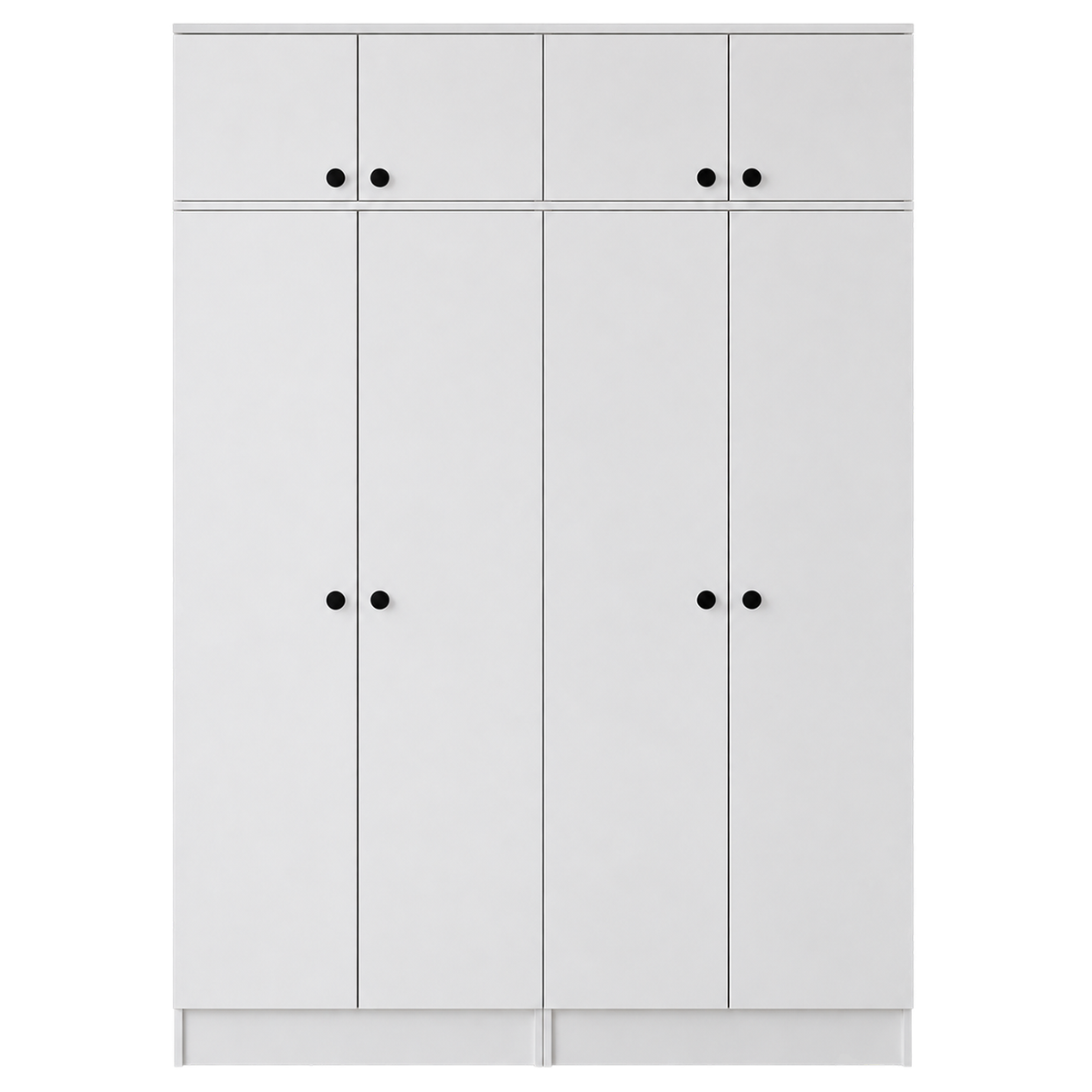Rani EA168 Modern Portmanto 8 Kapaklı Raflı Askılı Ayakkabılık Vestiyer Beyaz