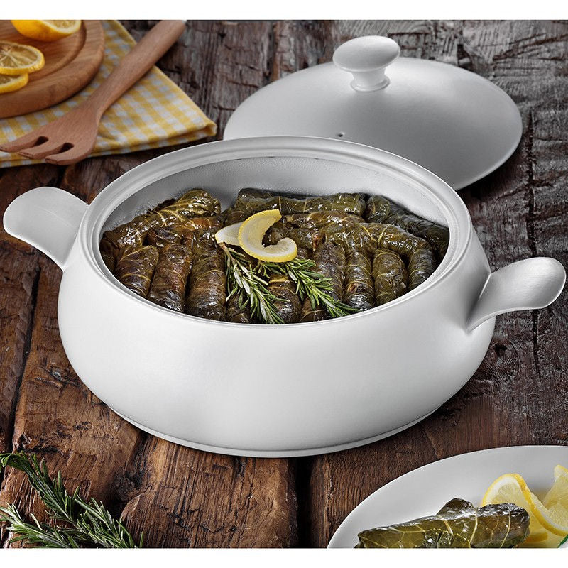 Rani Home Porselen Tencere Beyaz GA-6819