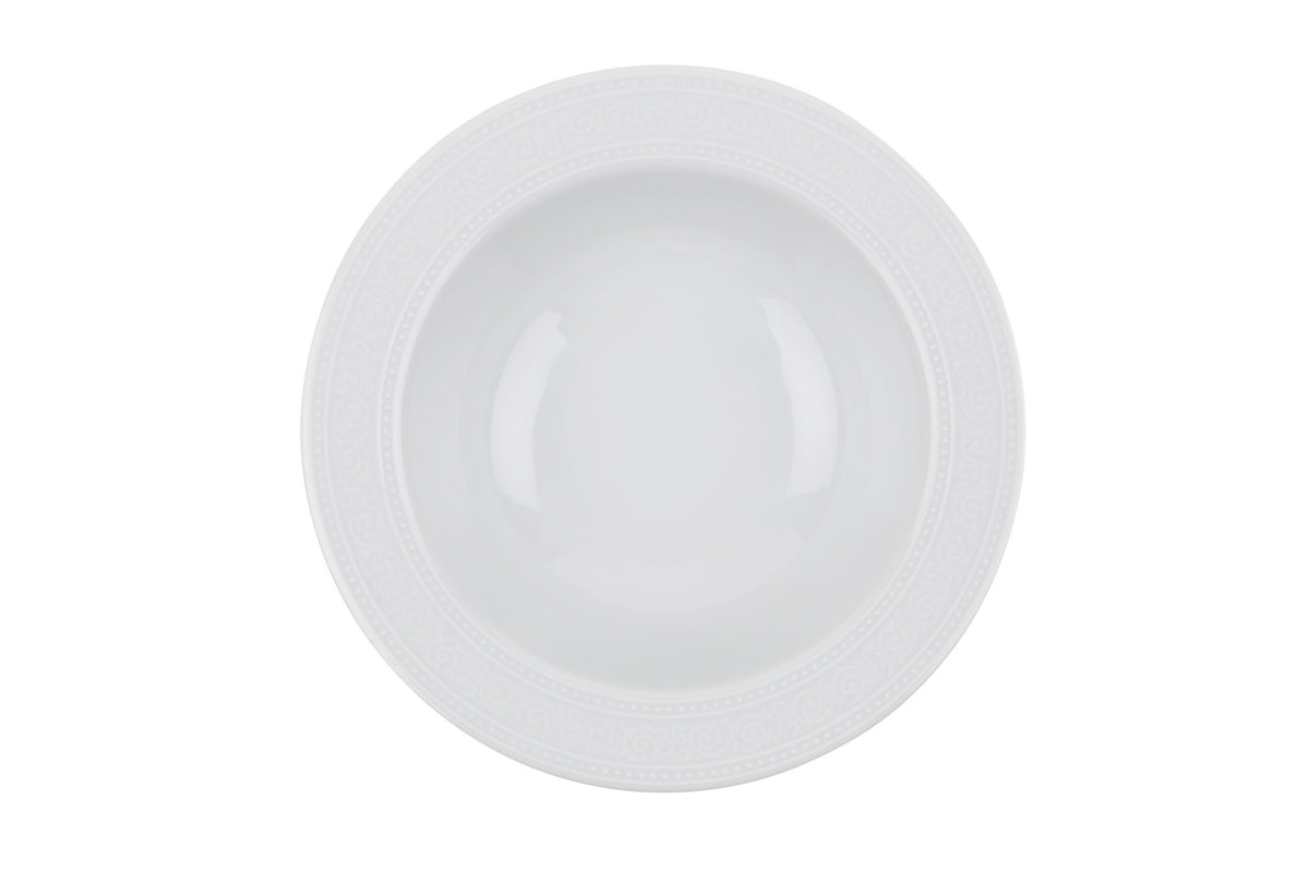 Rani Home Yemek Takımı (24 Parça) Kütahya Porselen Beyaz HE-6822