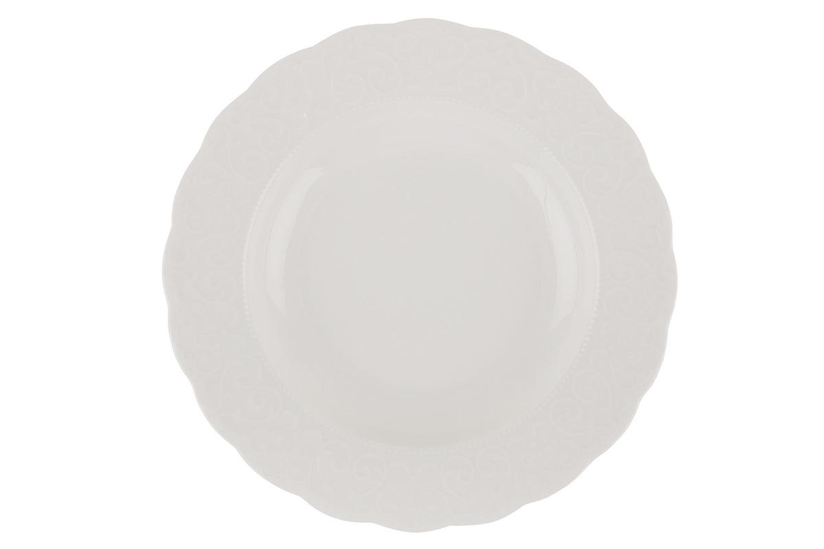 Rani Home Yemek Takımı (24 Parça) Kütahya Porselen Beyaz HE-6826