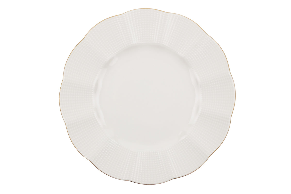 Rani Home Yemek Takımı (24 Parça) Kütahya Porselen Krem - Altın HE-6827