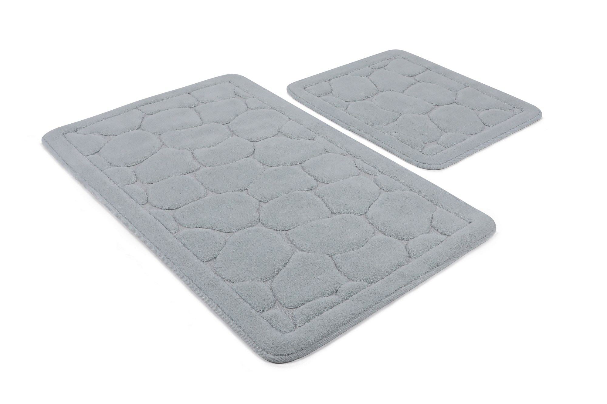 Rani Home Banyo Paspası Seti Mavi BA-6270