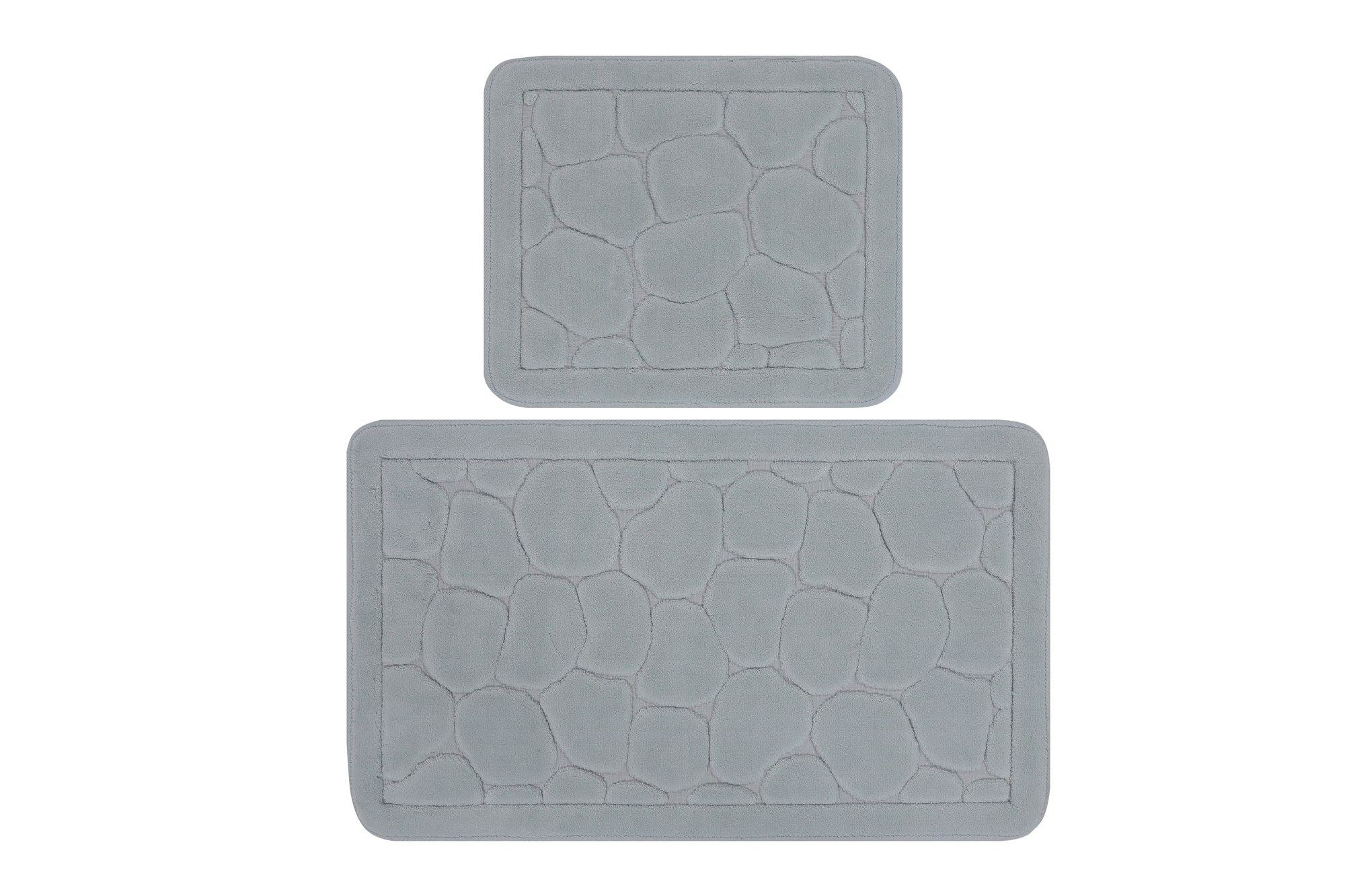 Rani Home Banyo Paspası Seti Mavi BA-6270