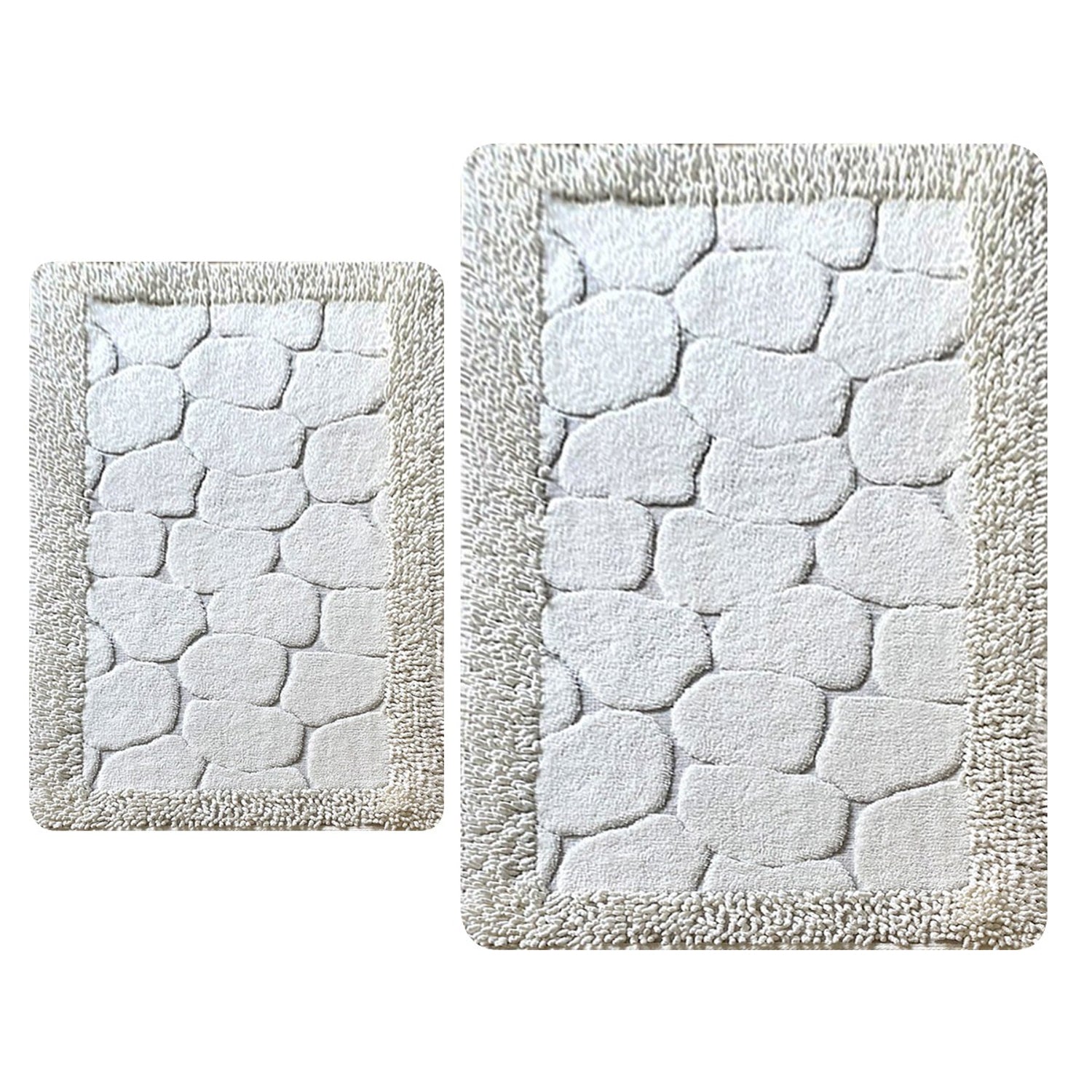 Rani Home Banyo Paspası Seti Ekru BA-6277