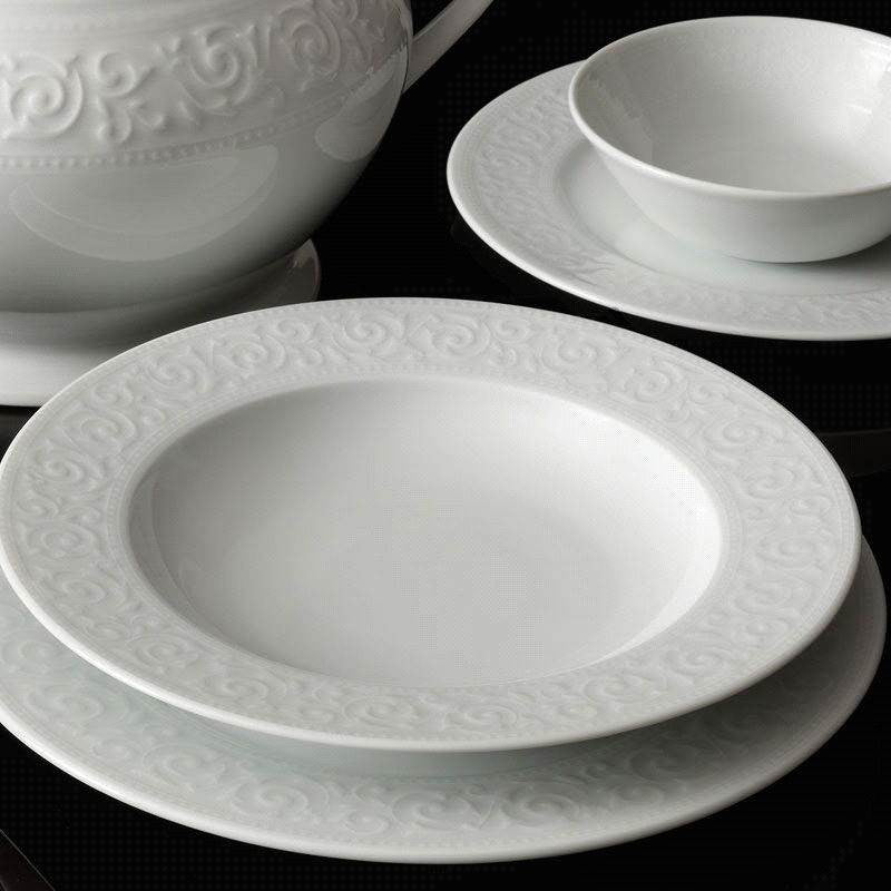Rani Home Yemek Takımı (53 Parça) Beyaz HH-6832
