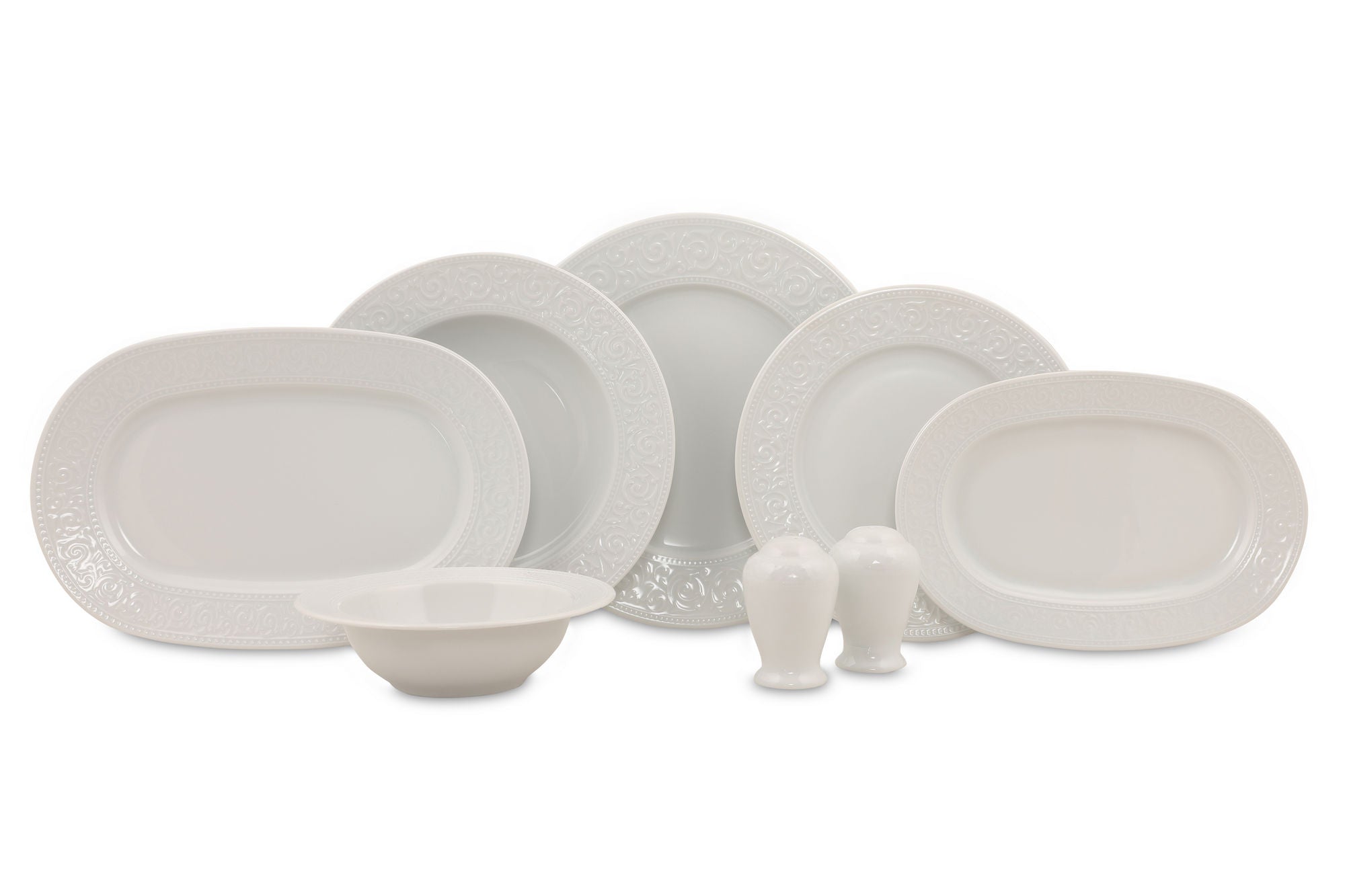 Rani Home Yemek Takımı (53 Parça) Beyaz HH-6832