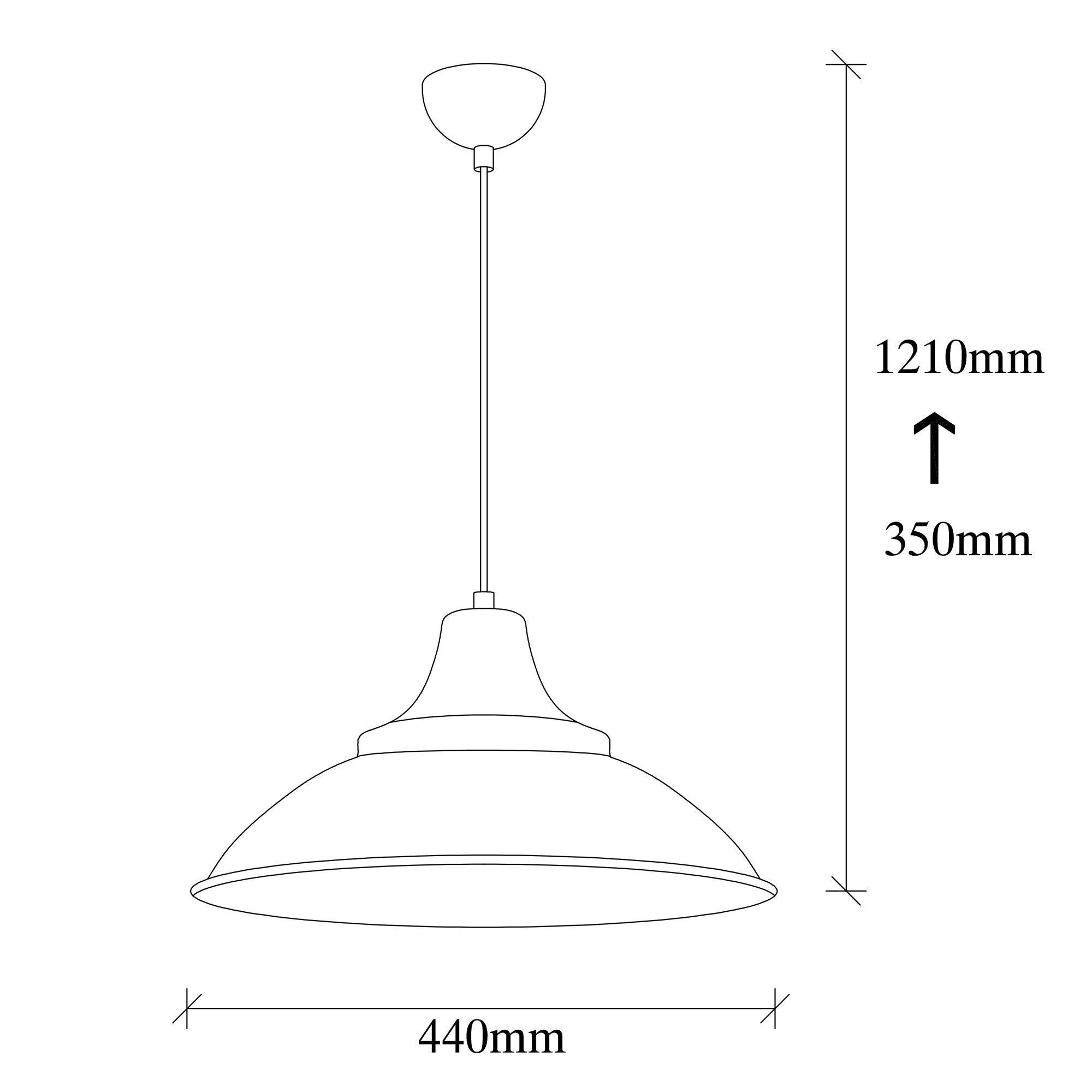 Rani Home Avize Siyah - 
Altın  AA-6113
