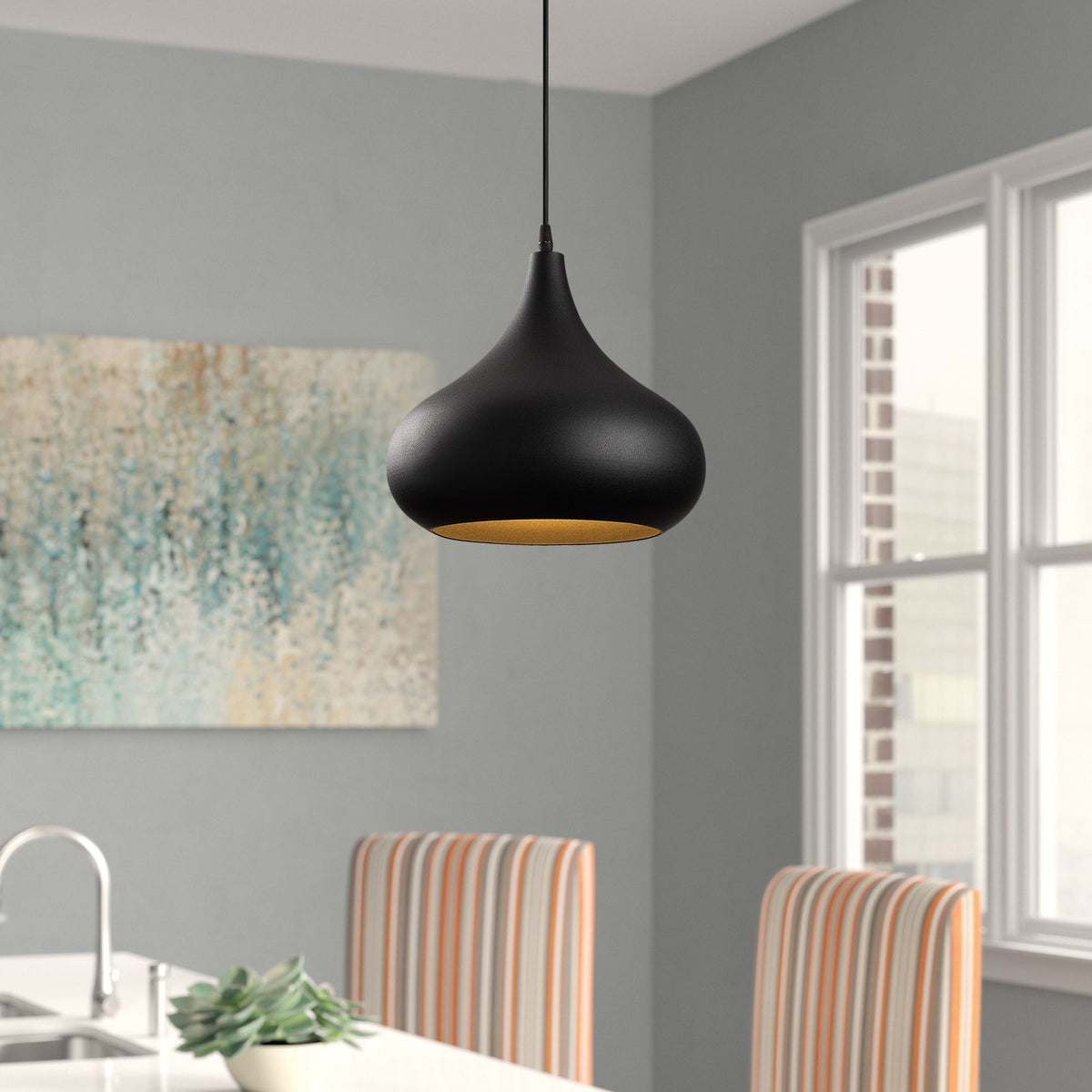 Rani Home Avize Siyah - 
Altın  AA-6135
