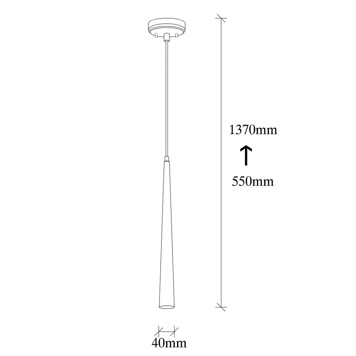 Rani Home Avize Siyah  AA-6001