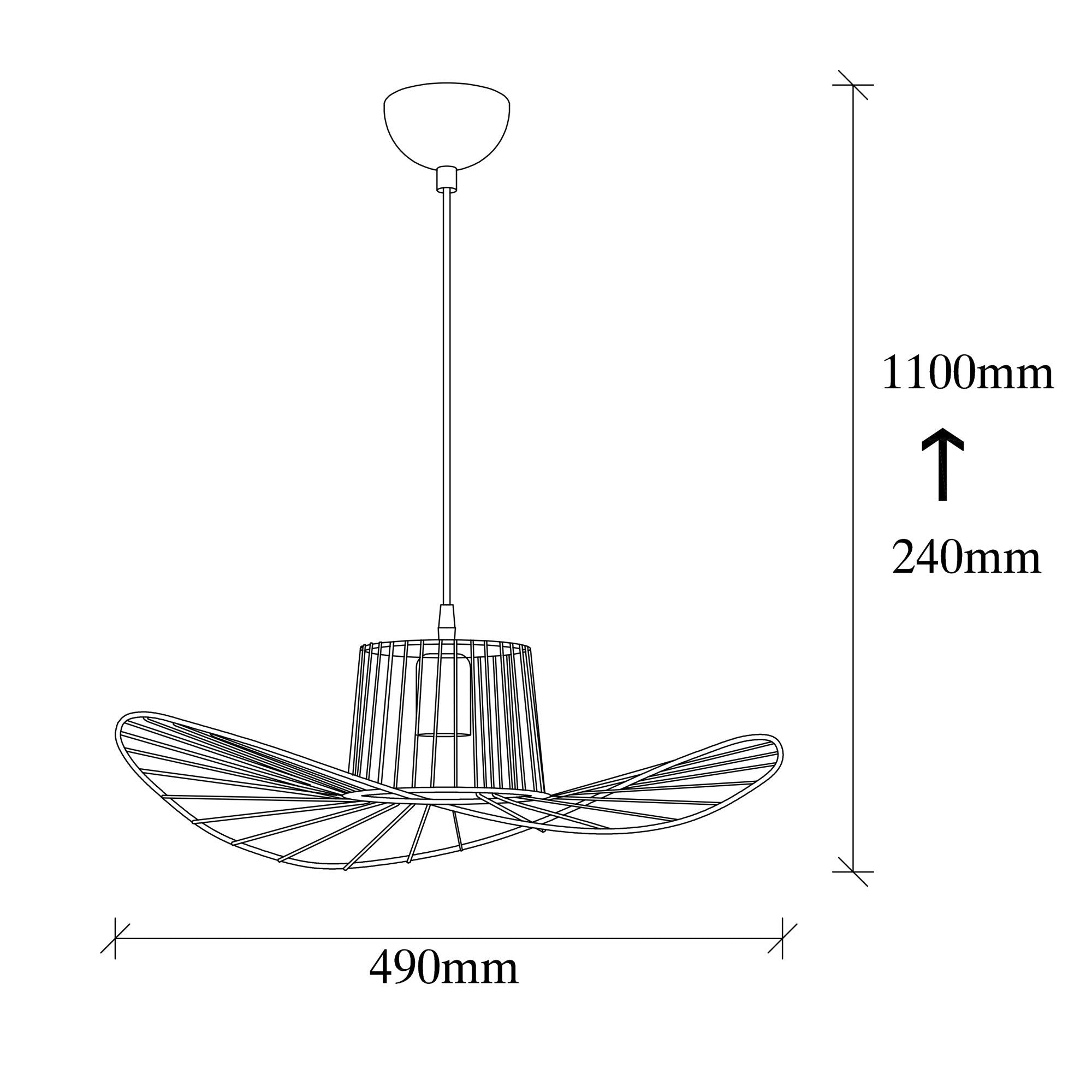Rani Home Avize Siyah  AA-6078