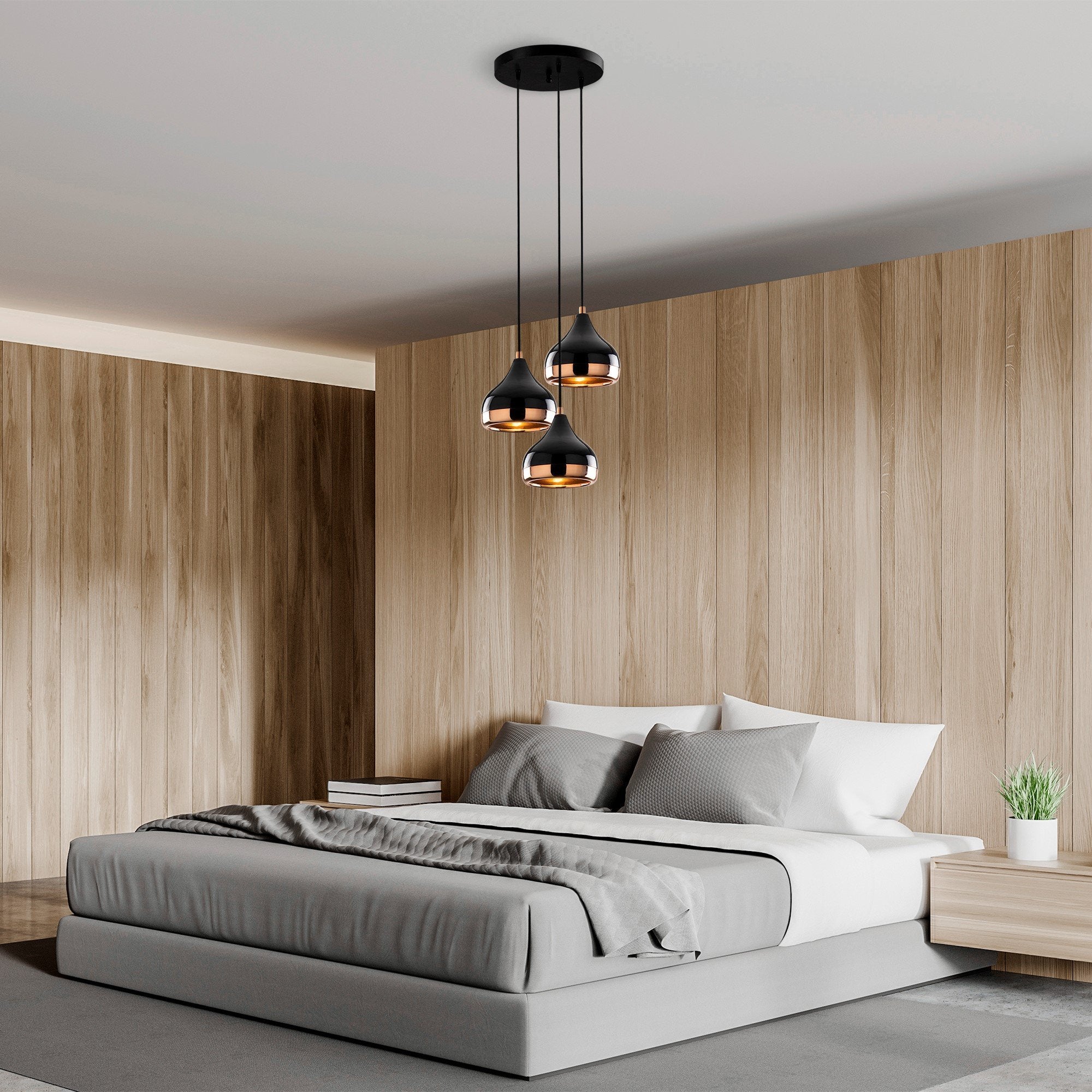Rani Home Avize Siyah - 
Bakır  AA-5966