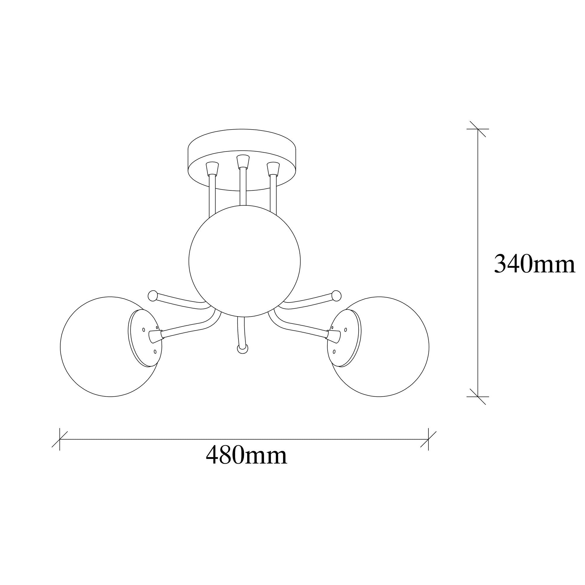 Rani Home Avize Altın - 
Beyaz  AA-6119
