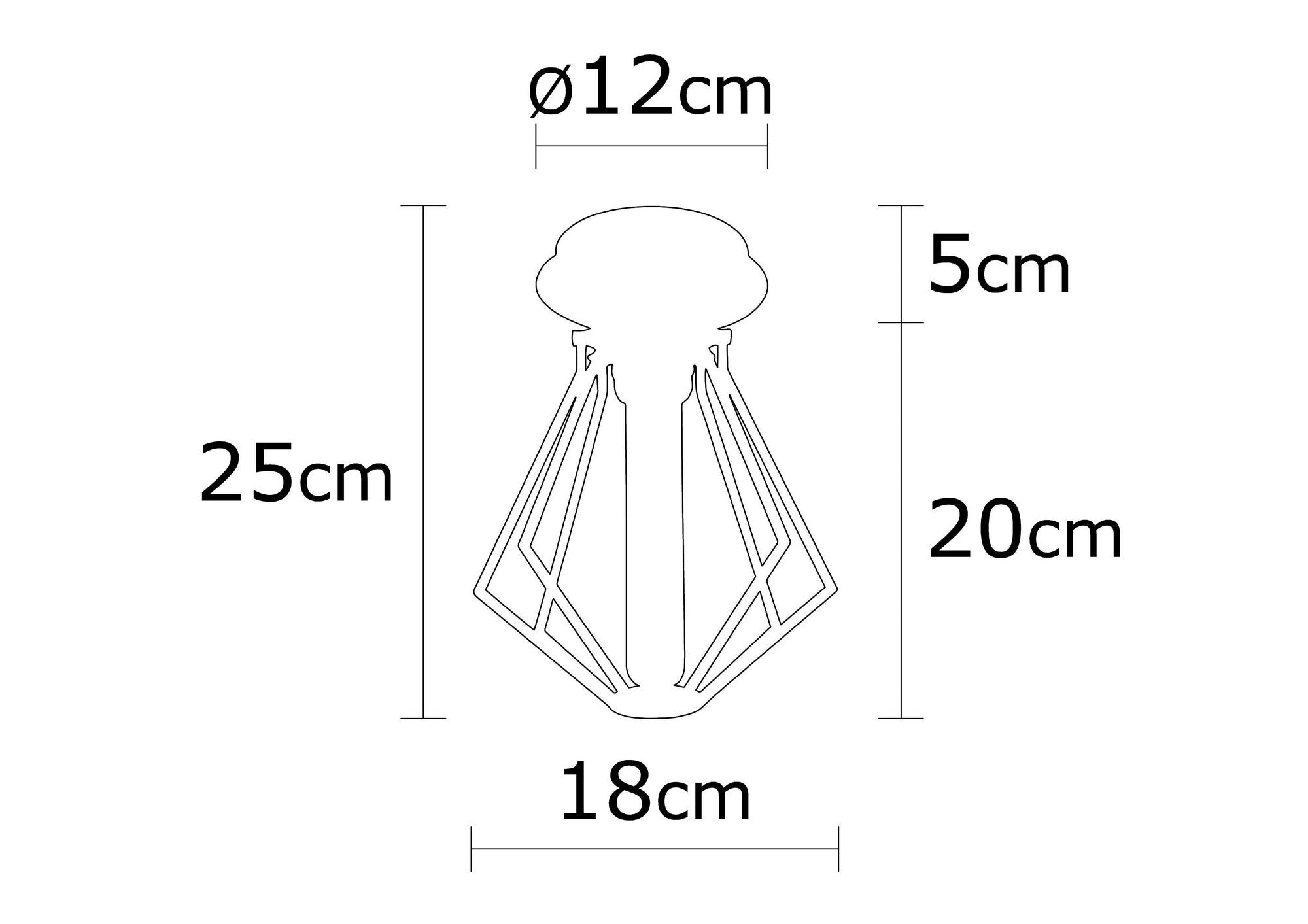 Rani Home Avize Siyah  AA-6153