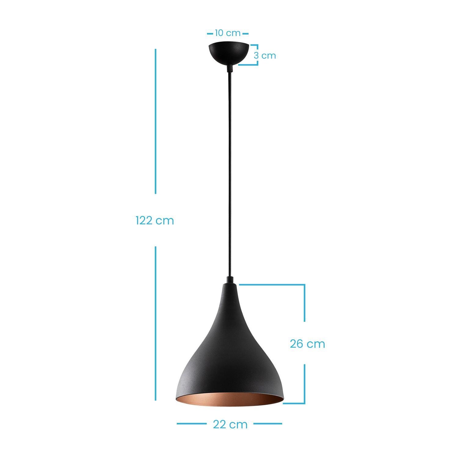 Rani Home Avize Siyah  AA-5989