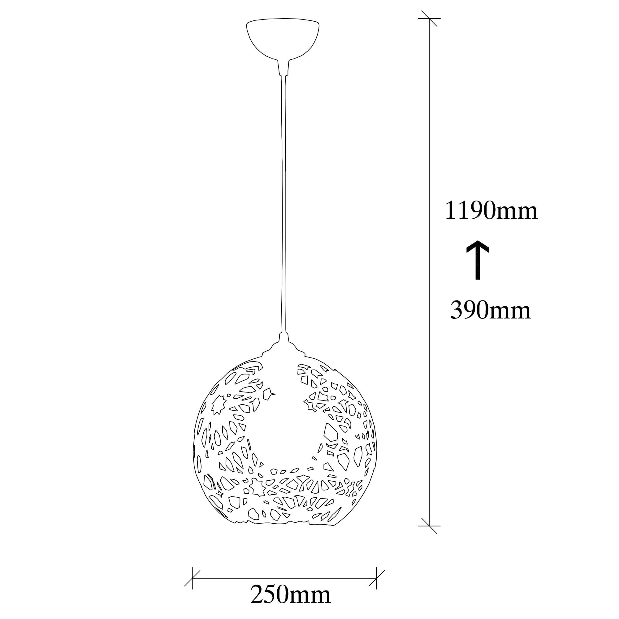Rani Home Avize Siyah AA-6080