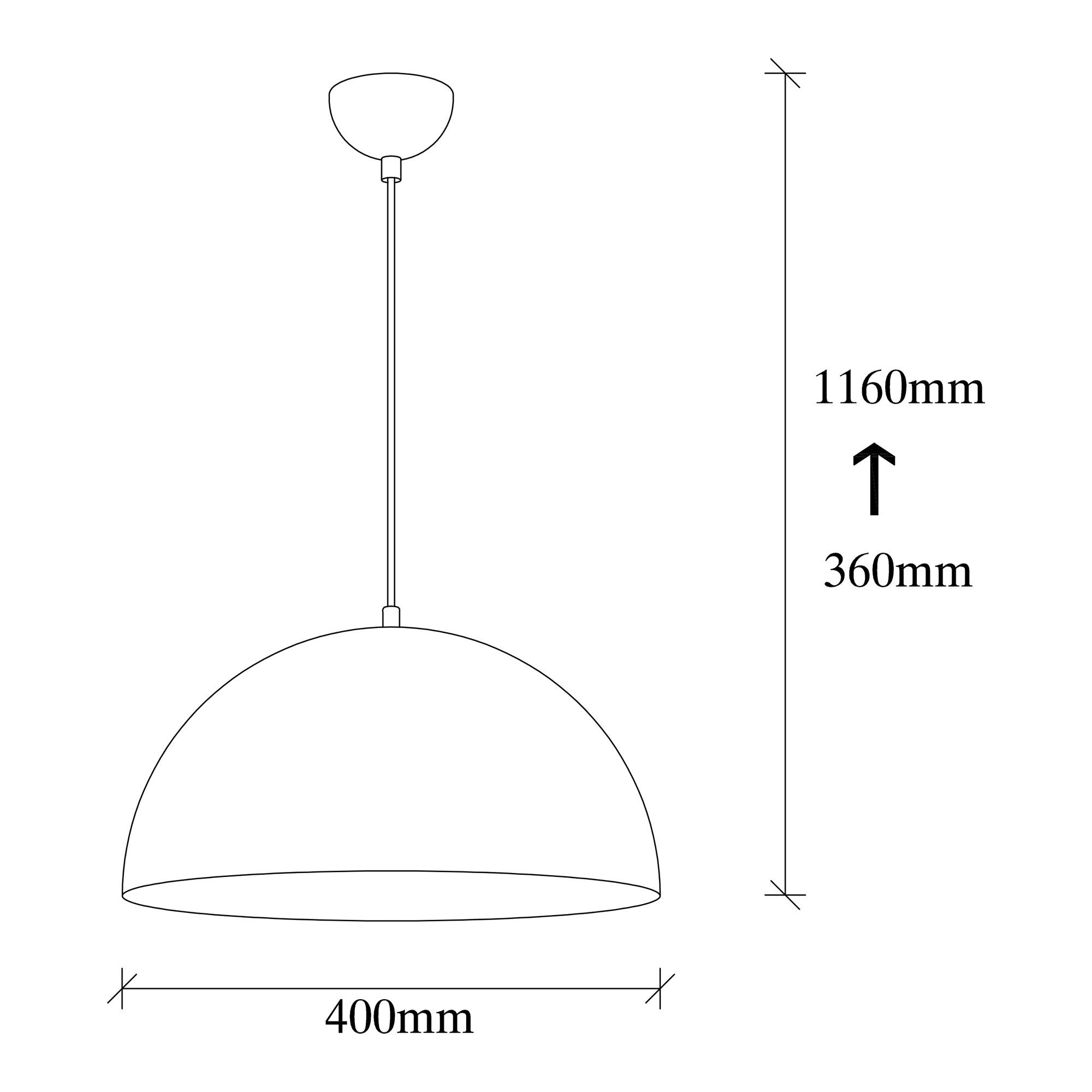 Rani Home Avize Siyah - 
Altın  AA-6077