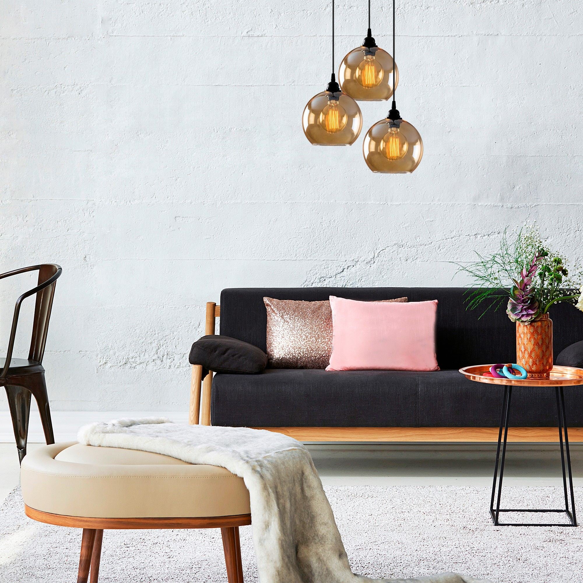 Rani Home Avize Altın - 
Siyah  AA-6043