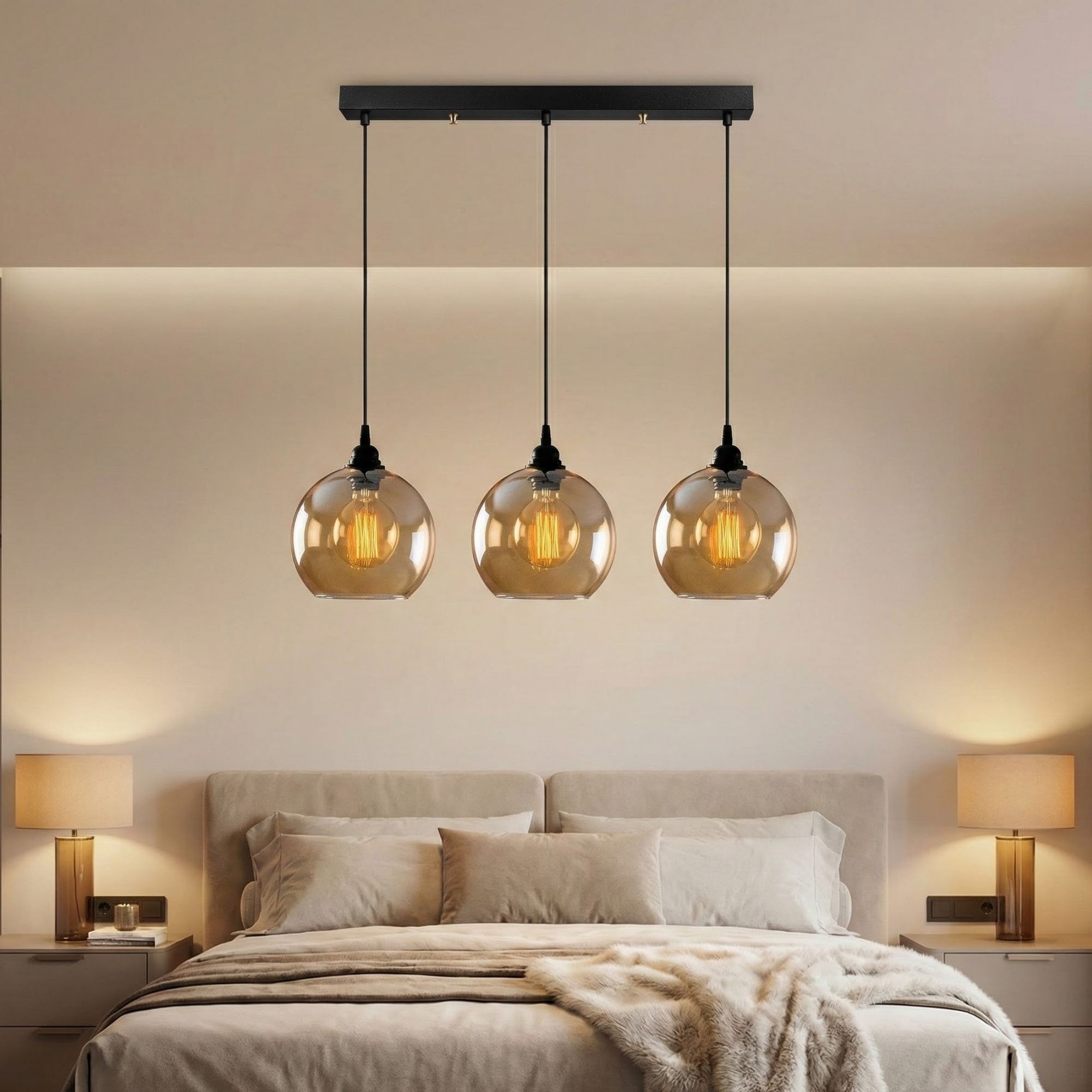 Rani Home Avize Altın - 
Siyah  AA-6117