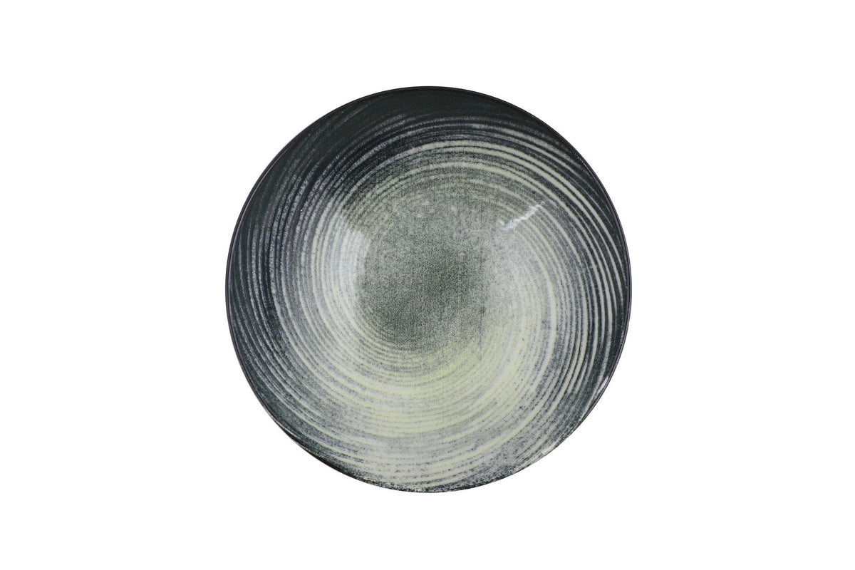 Rani Home Yemek Takımı (24 Parça) Güral Porselen Krem - Yeşil - Siyah HE-6755