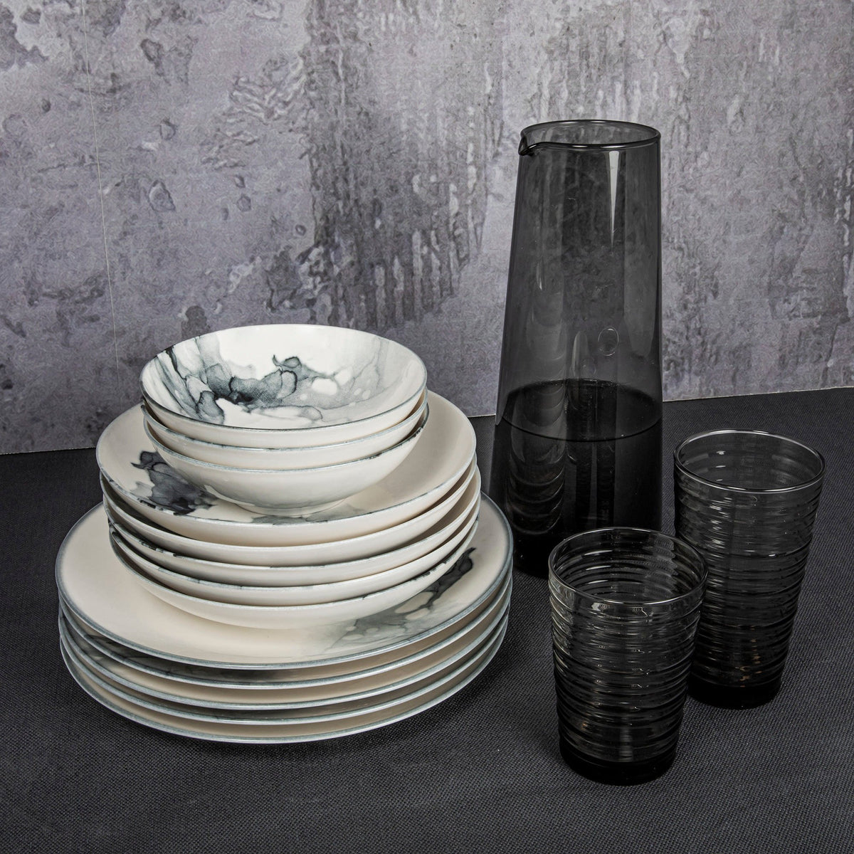 Rani Home Yemek Takımı (24 Parça) Güral Porselen Çok Renkli HE-6756