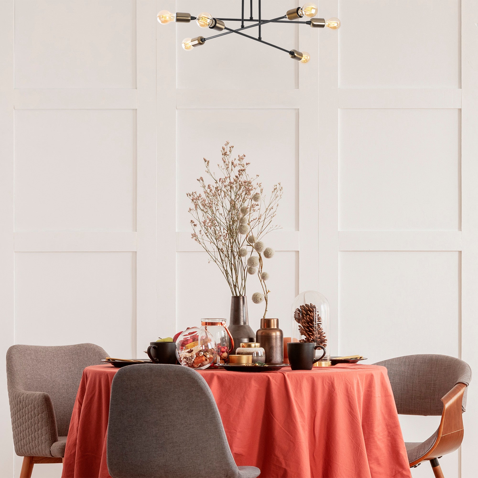 Rani Home Avize Siyah  AA-6049