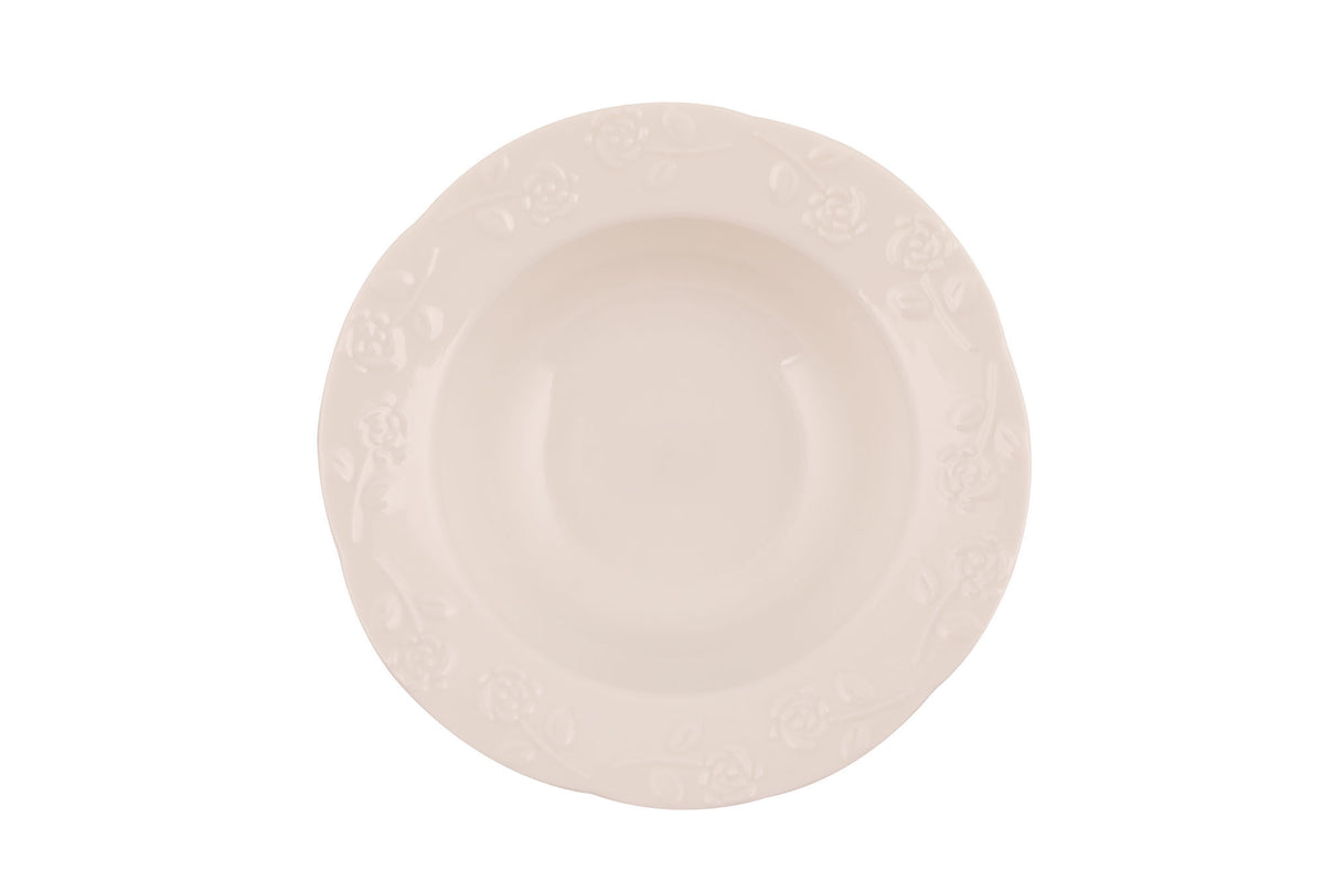 Rani Home Yemek Takımı (24 Parça) Güral Porselen Krem HE-6757