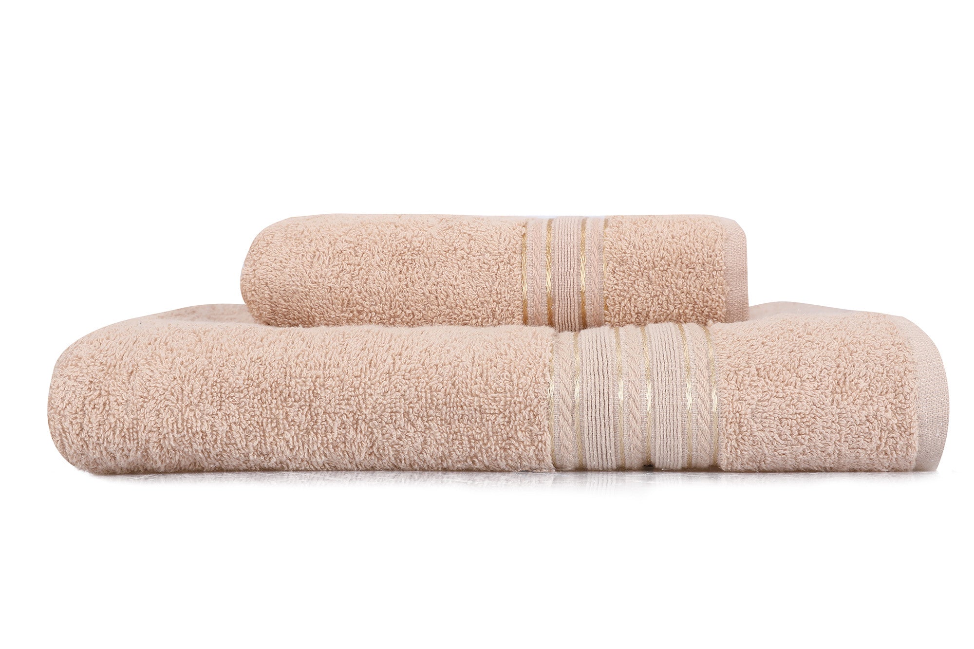 Rani Home Banyo Havlusu Seti  Kapuçino BD-6358