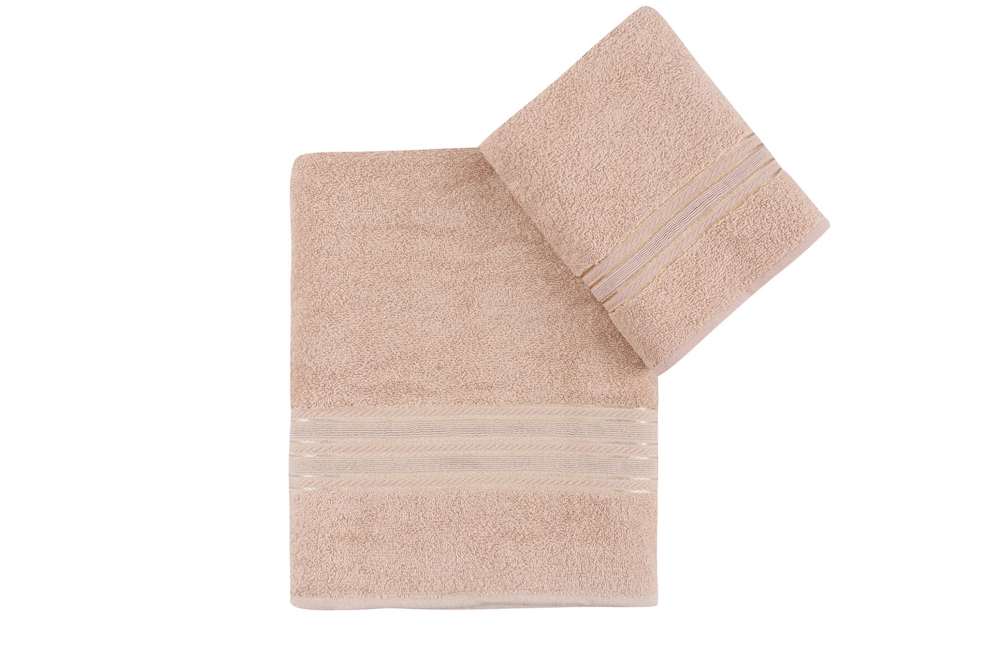 Rani Home Banyo Havlusu Seti  Kapuçino BD-6358