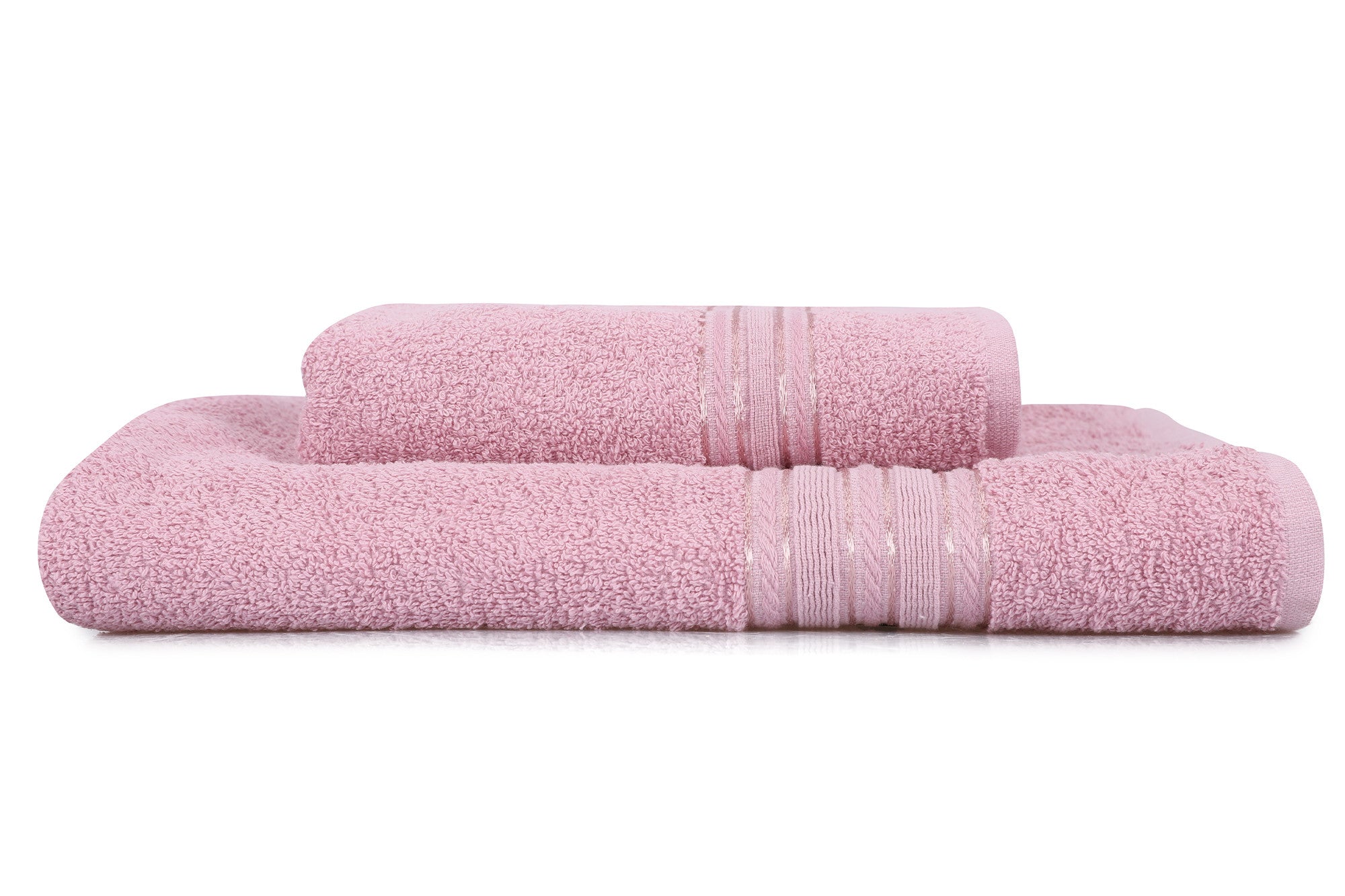Rani Home Banyo Havlusu Seti  Gül Kurusu BD-6360
