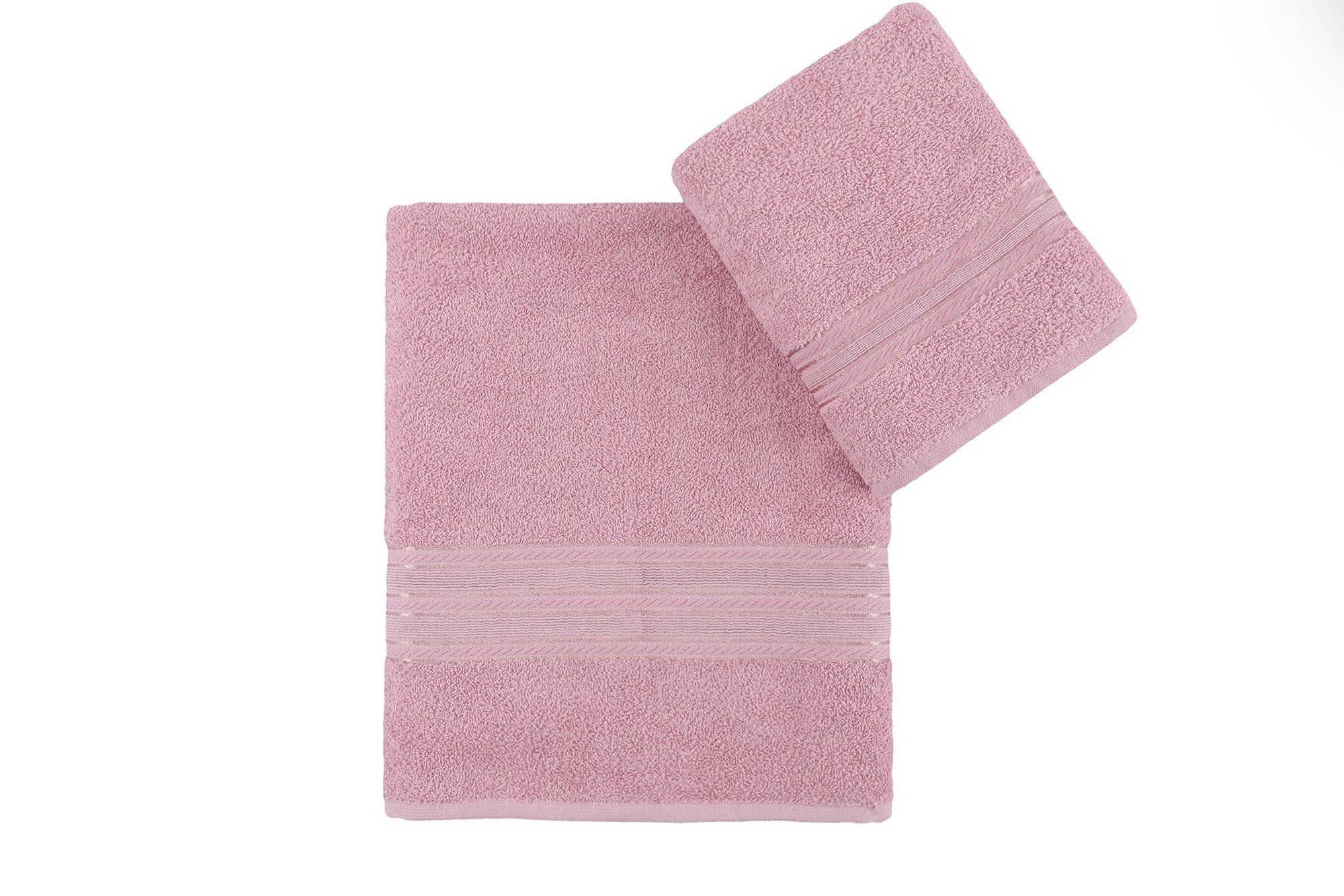 Rani Home Banyo Havlusu Seti  Gül Kurusu BD-6360