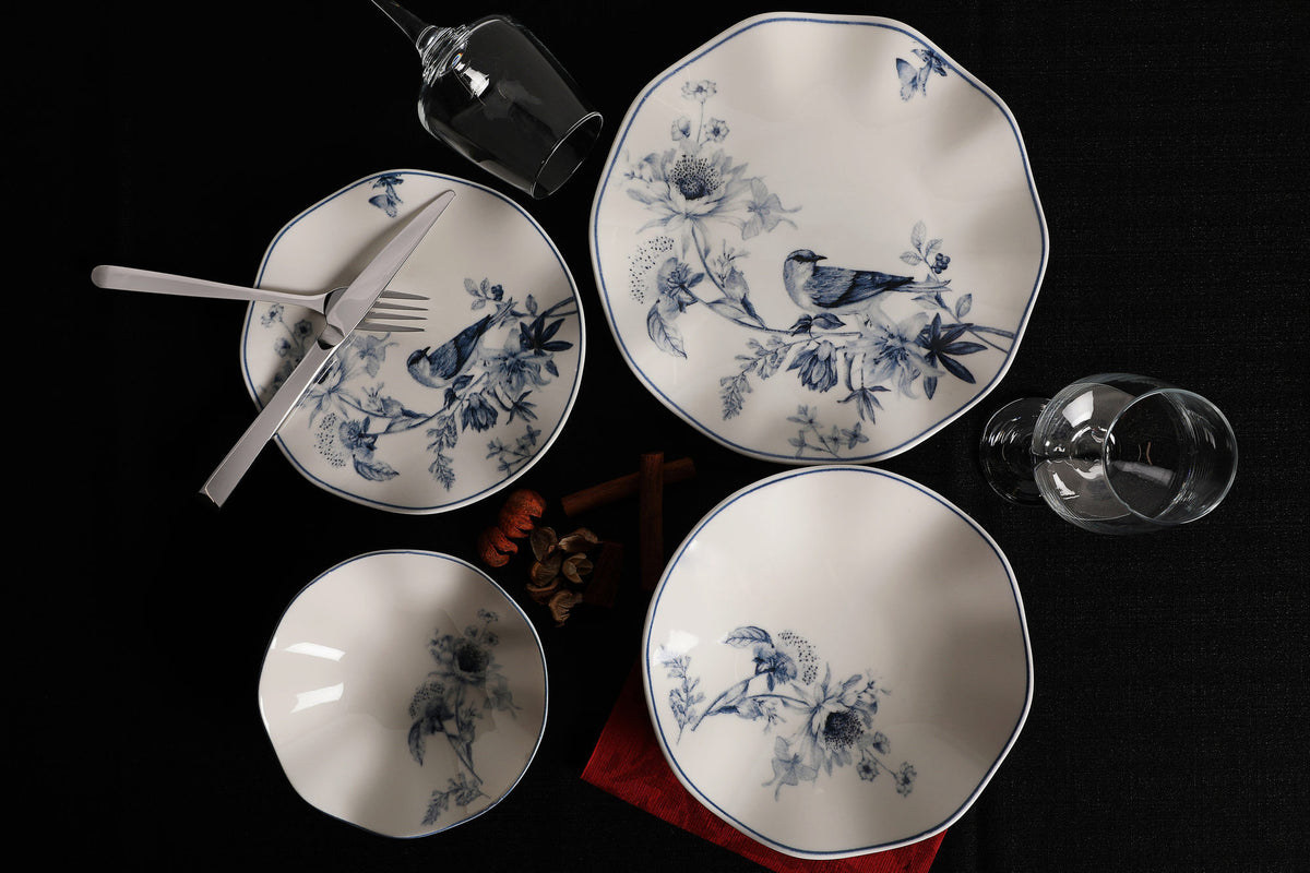 Rani Home Yemek Takımı (24 Parça) Güral Porselen Çok Renkli HE-6758