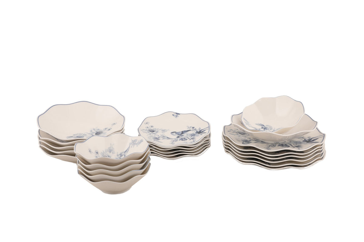 Rani Home Yemek Takımı (24 Parça) Güral Porselen Çok Renkli HE-6758