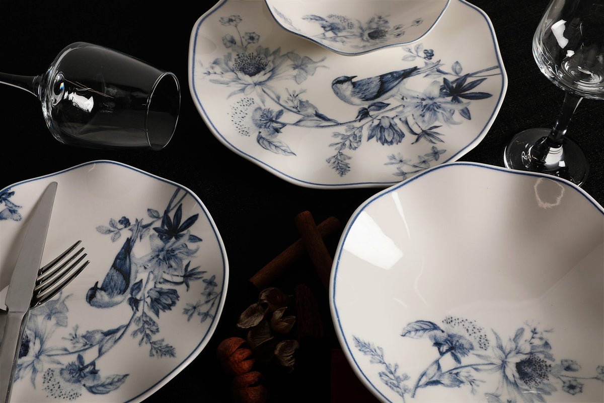 Rani Home Yemek Takımı (24 Parça) Güral Porselen Çok Renkli HE-6758