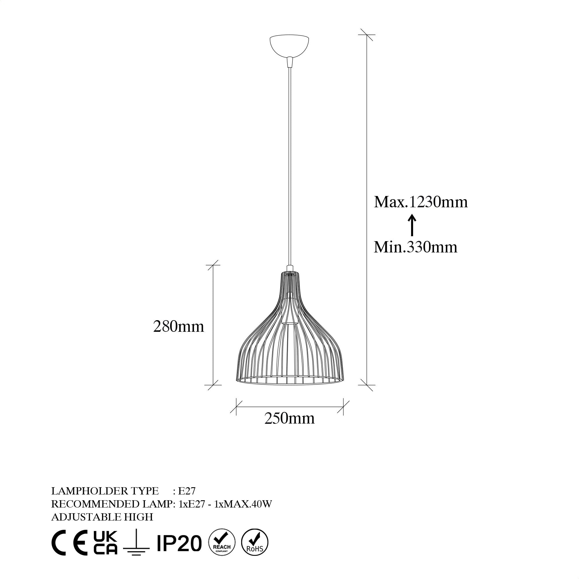 Rani Home Avize Altın  AA-6107