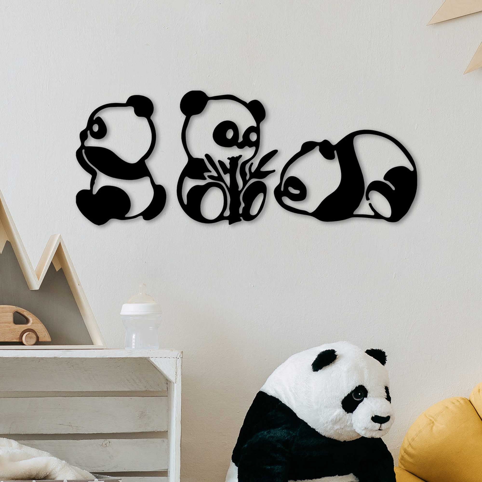 Rani Home Dekoratif Metal Duvar Aksesuarı Siyah AC-5878