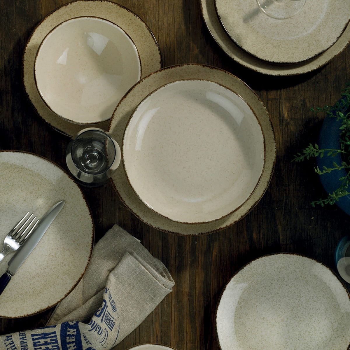 Rani Home Yemek Takımı (18 Parça) Kütahya Porselen Tarçın HD-6841