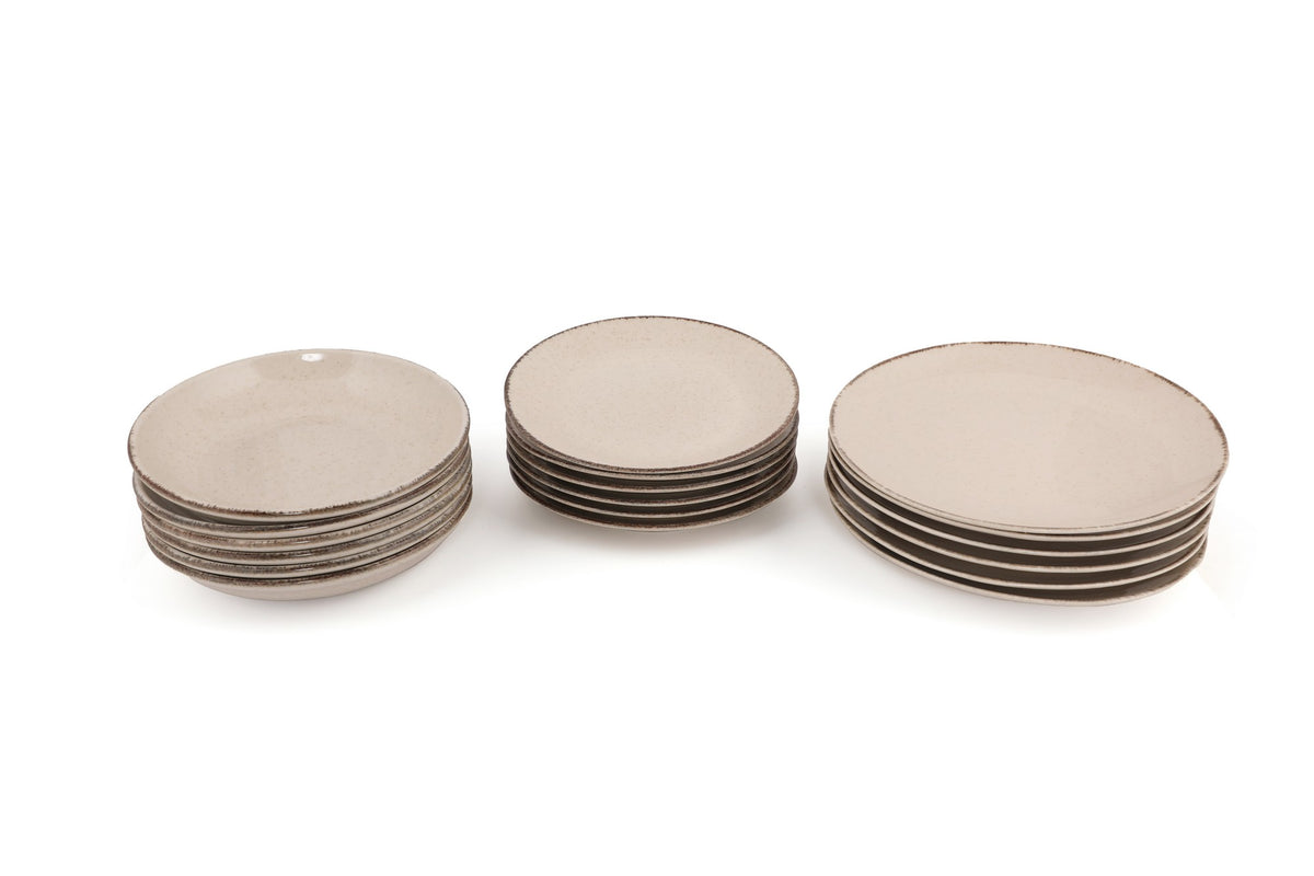 Rani Home Yemek Takımı (18 Parça) Kütahya Porselen Tarçın HD-6841