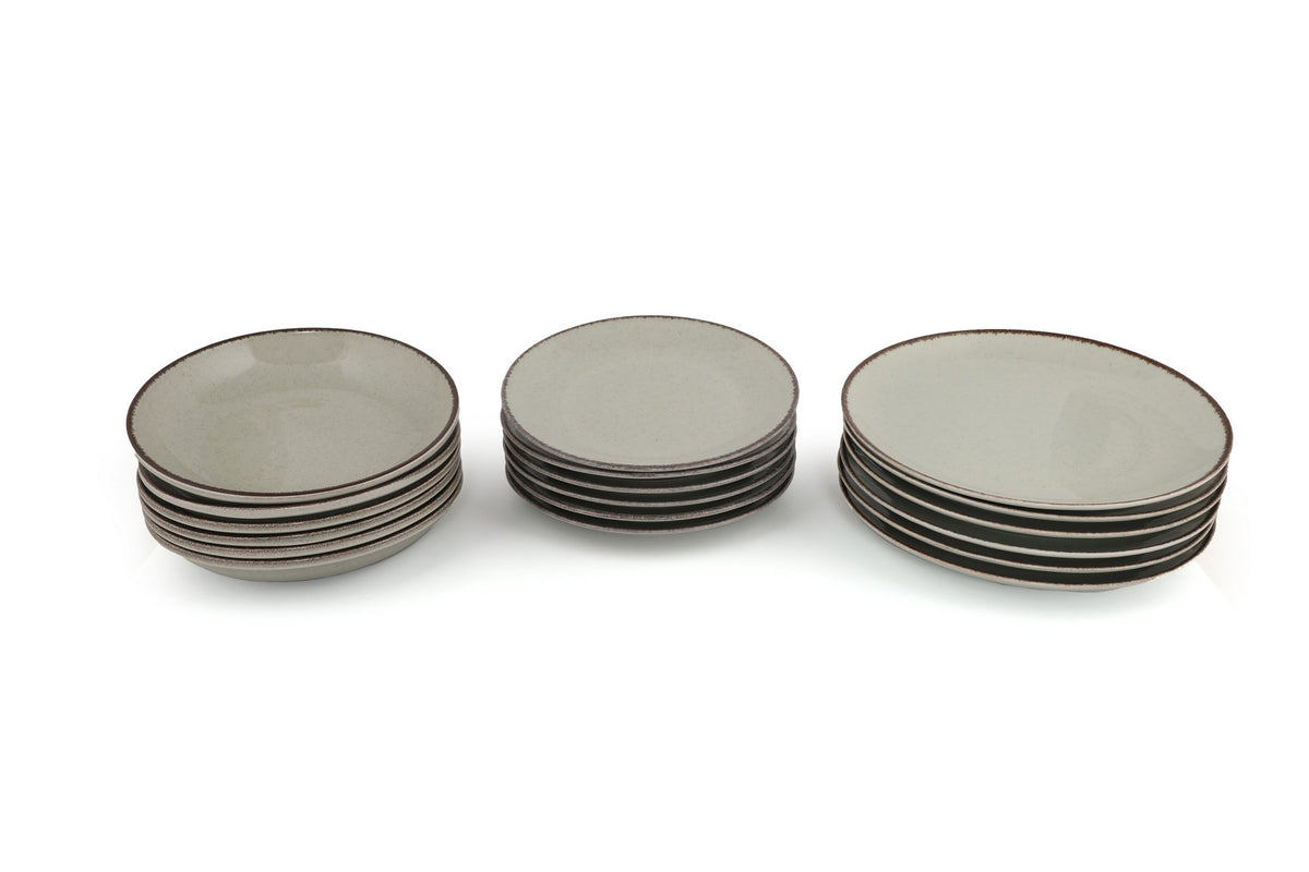 Rani Home Yemek Takımı (18 Parça) Kütahya Porselen Yeşil HD-6842