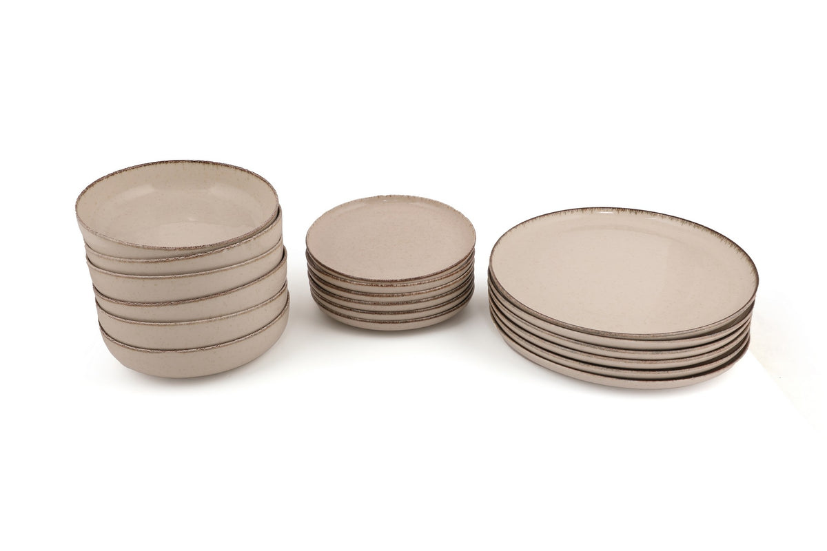 Rani Home Yemek Takımı (18 Parça) Kütahya Porselen Tarçın HD-6844