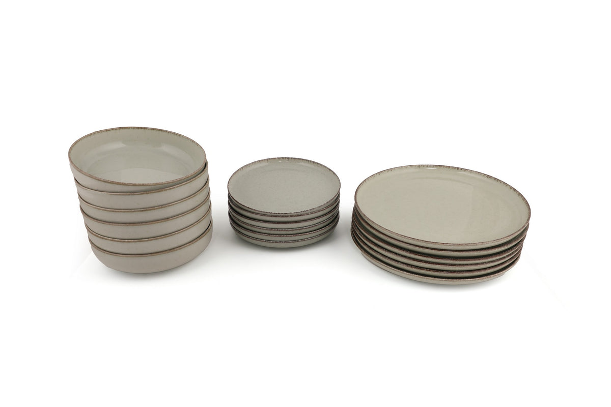 Rani Home Yemek Takımı (18 Parça) Kütahya Porselen Yeşil HD-6845