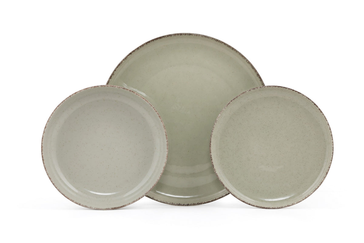 Rani Home Yemek Takımı (18 Parça) Kütahya Porselen Yeşil HD-6845
