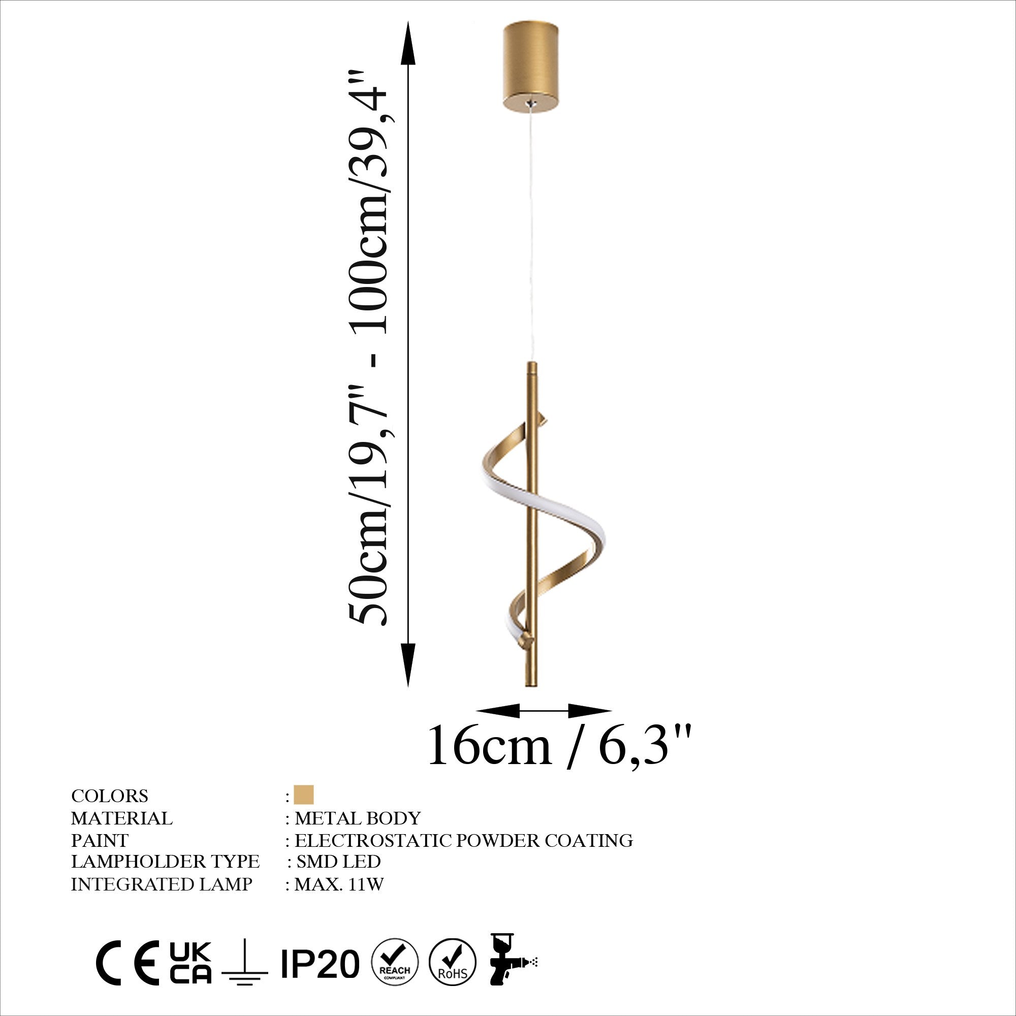 Rani Home Avize Altın  AA-6102
