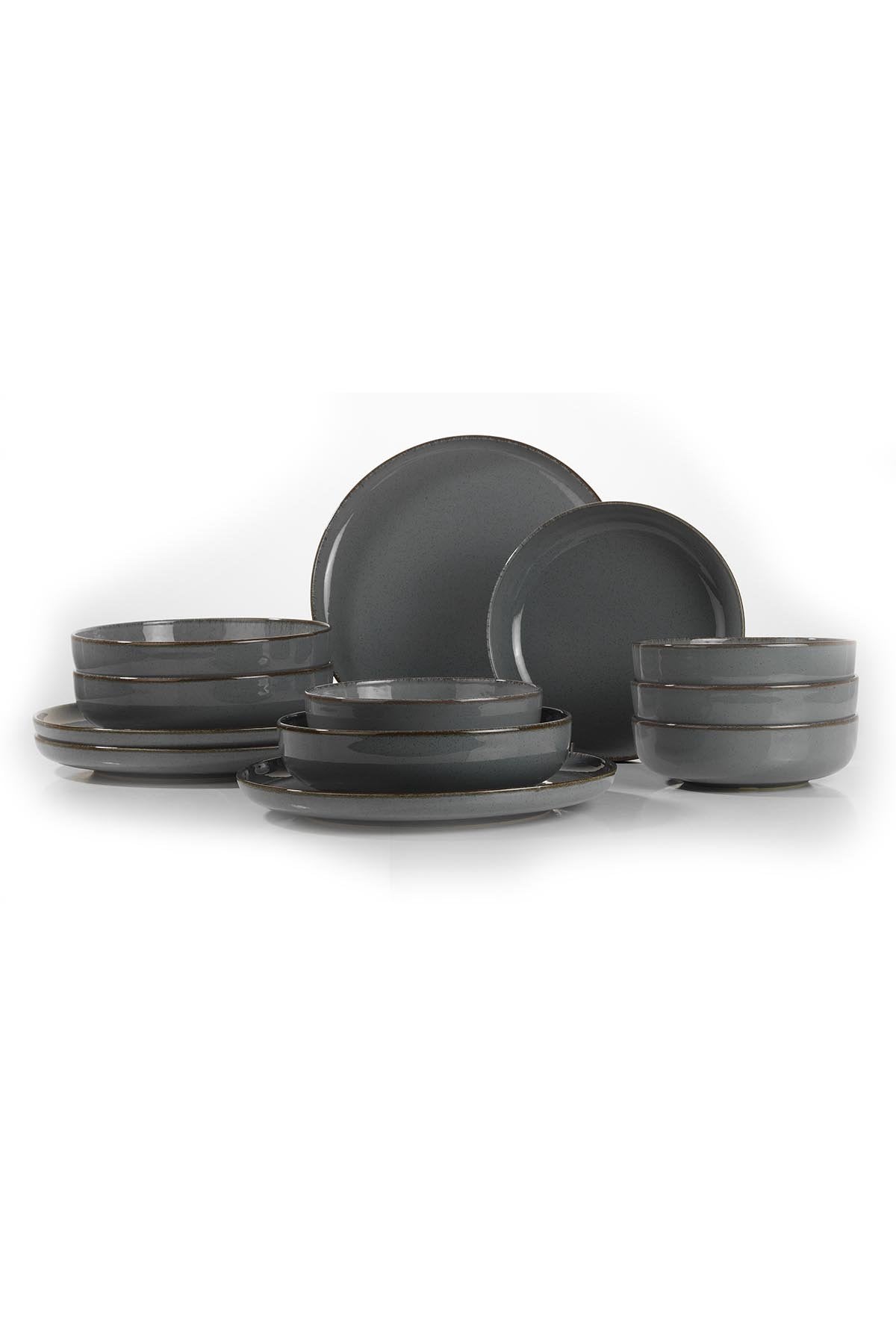Rani Home Yemek Takımı (12 Parça) Kütahya Porselen Mavi HB-6846