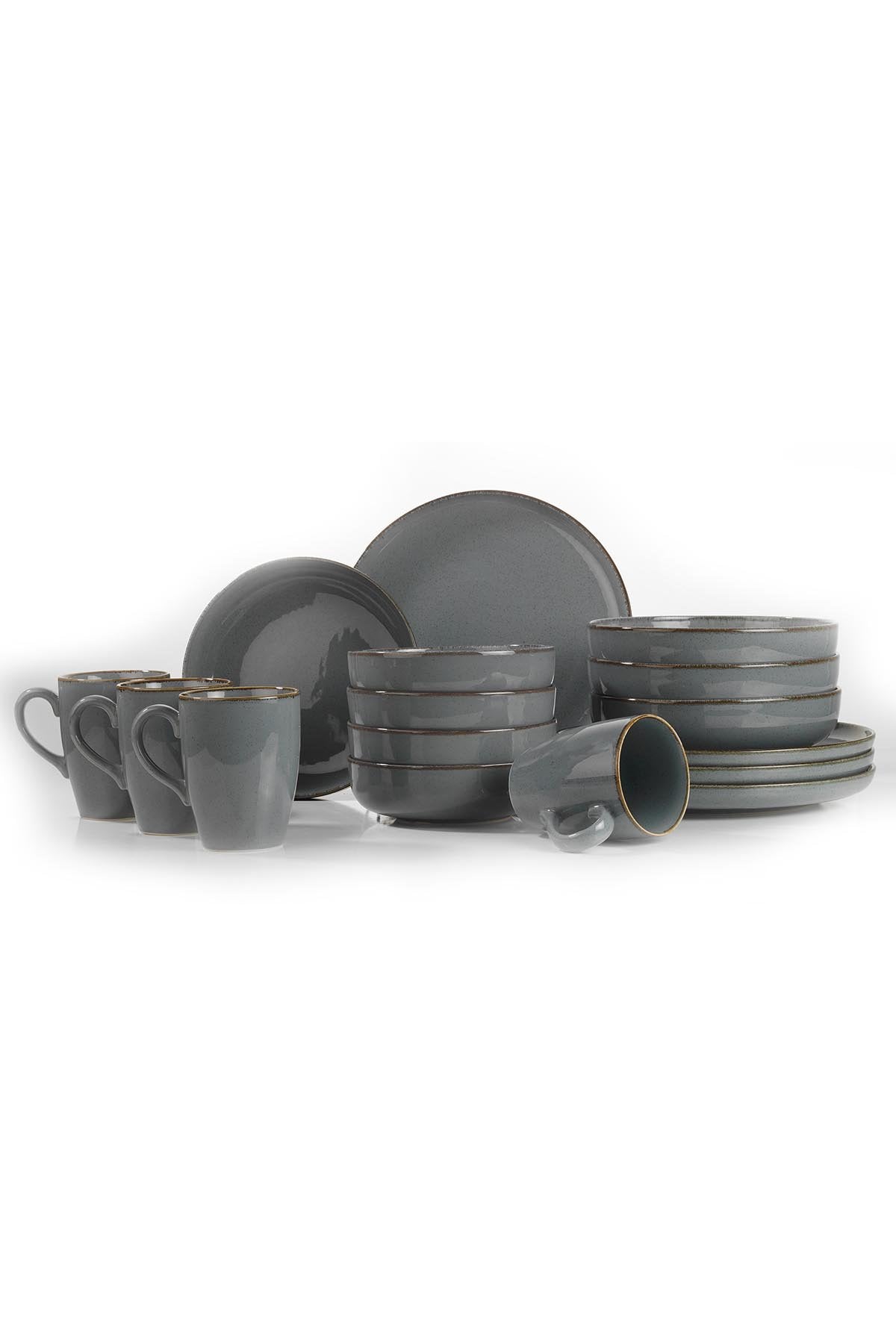 Rani Home Yemek Takımı (16 Parça) Kütahya Porselen Mavi HC-6848