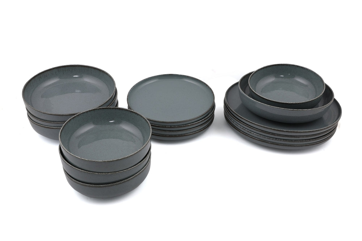 Rani Home Yemek Takımı (16 Parça) Kütahya Porselen Mavi HC-6850