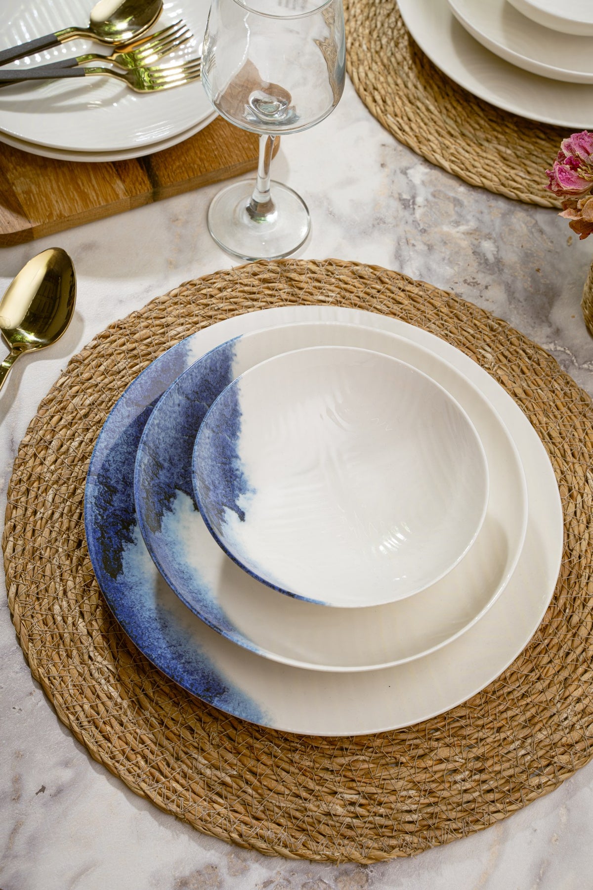 Rani Home Yemek Takımı (24 Parça) Güral Porselen Çok Renkli HE-6759