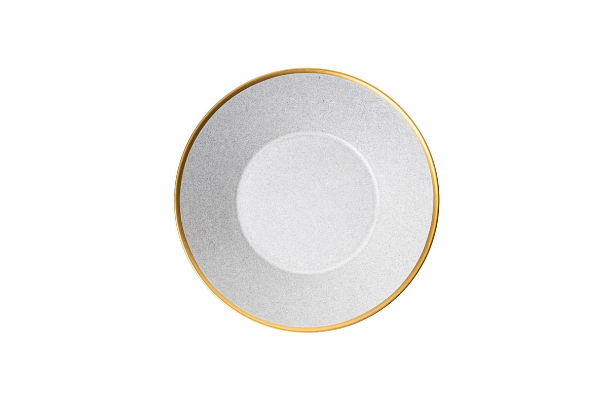 Rani Home Yemek Takımı (8 Parça) Kütahya Porselen Gri - Altın HA-6915