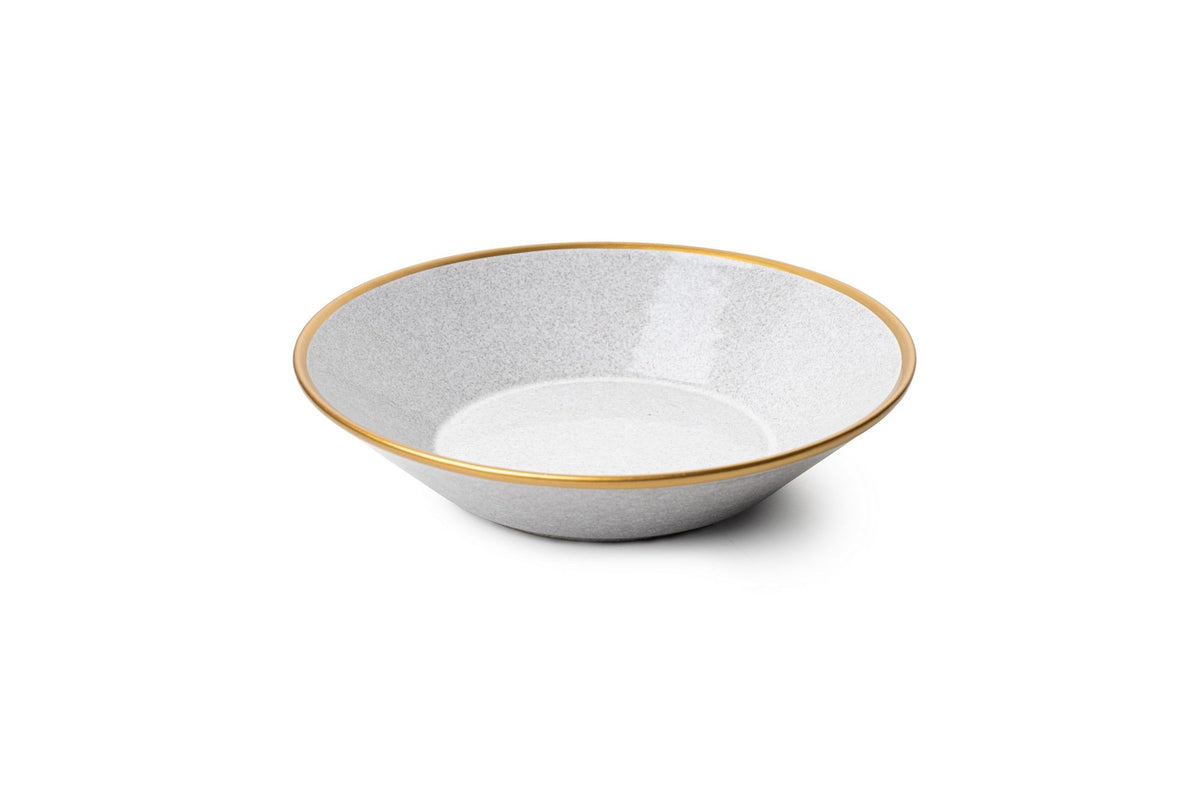 Rani Home Yemek Takımı (8 Parça) Kütahya Porselen Gri - Altın HA-6915