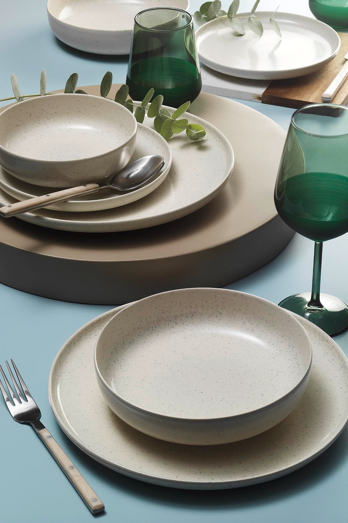 Rani Home Yemek Takımı (8 Parça) Kütahya Porselen Krem HA-6921
